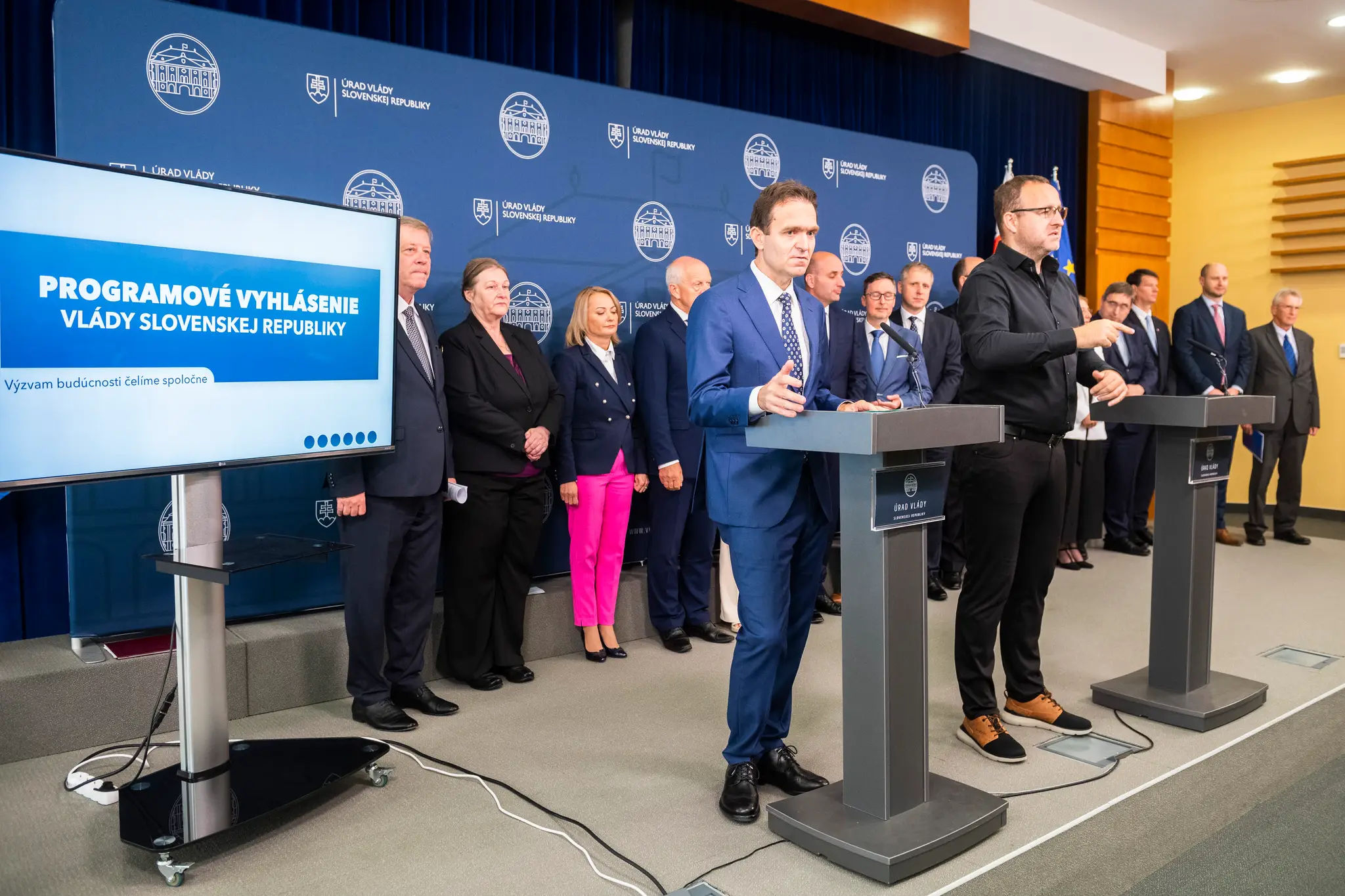 Predstavenie programového vyhlásenia vlády