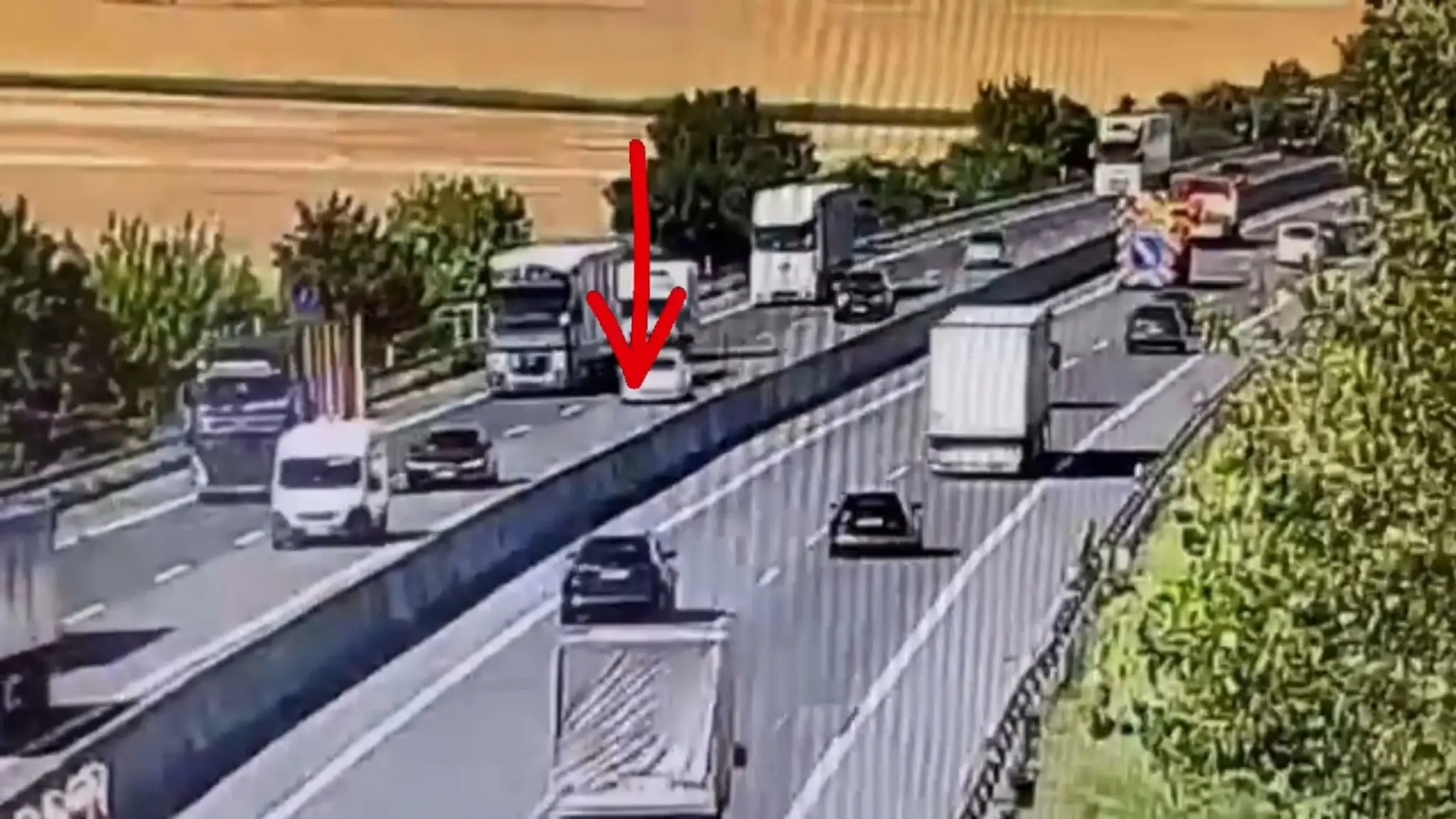 Kuriózna nehoda na diaľnici D1.