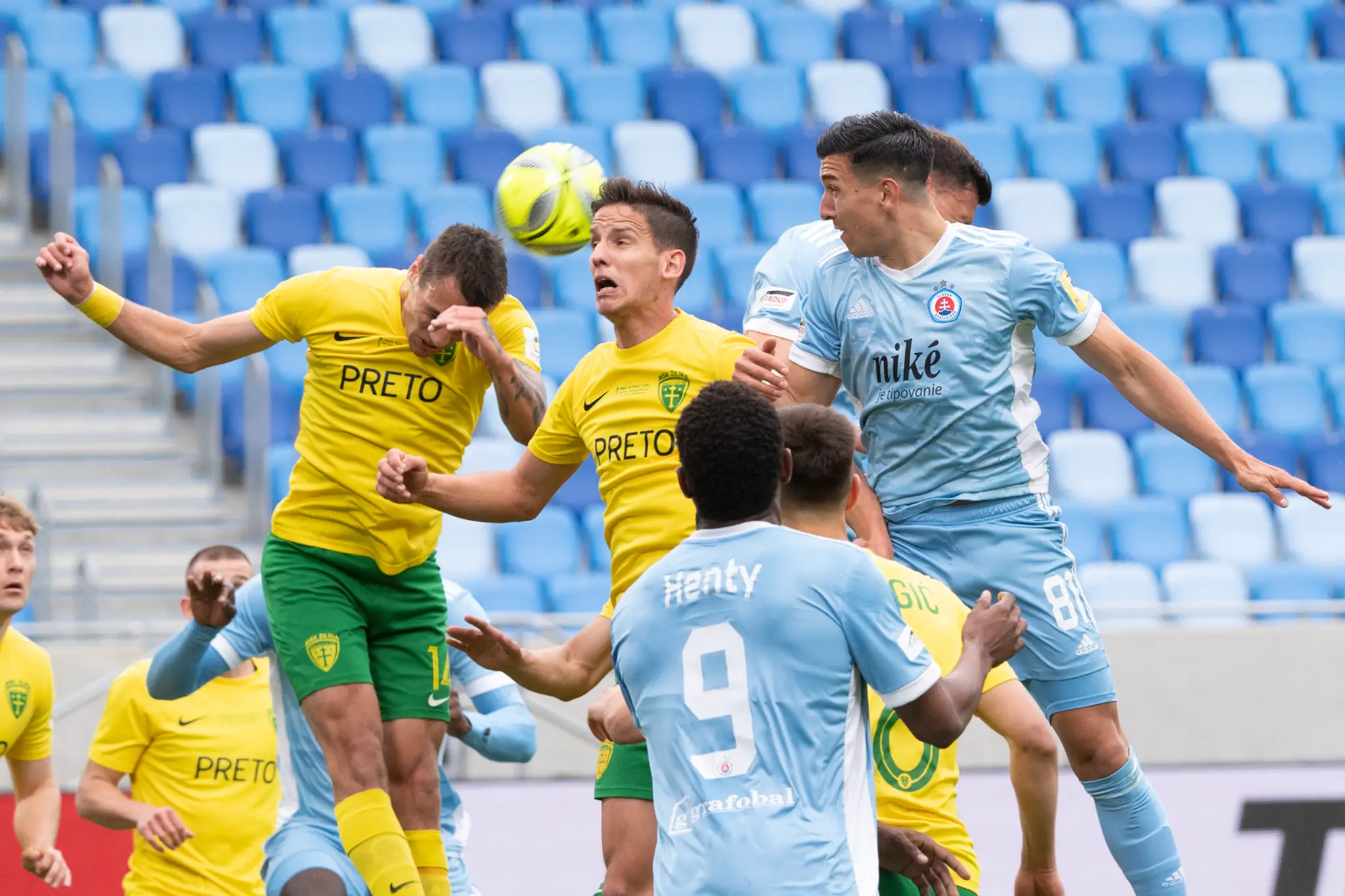 Zápas kola Slovan Žilina.