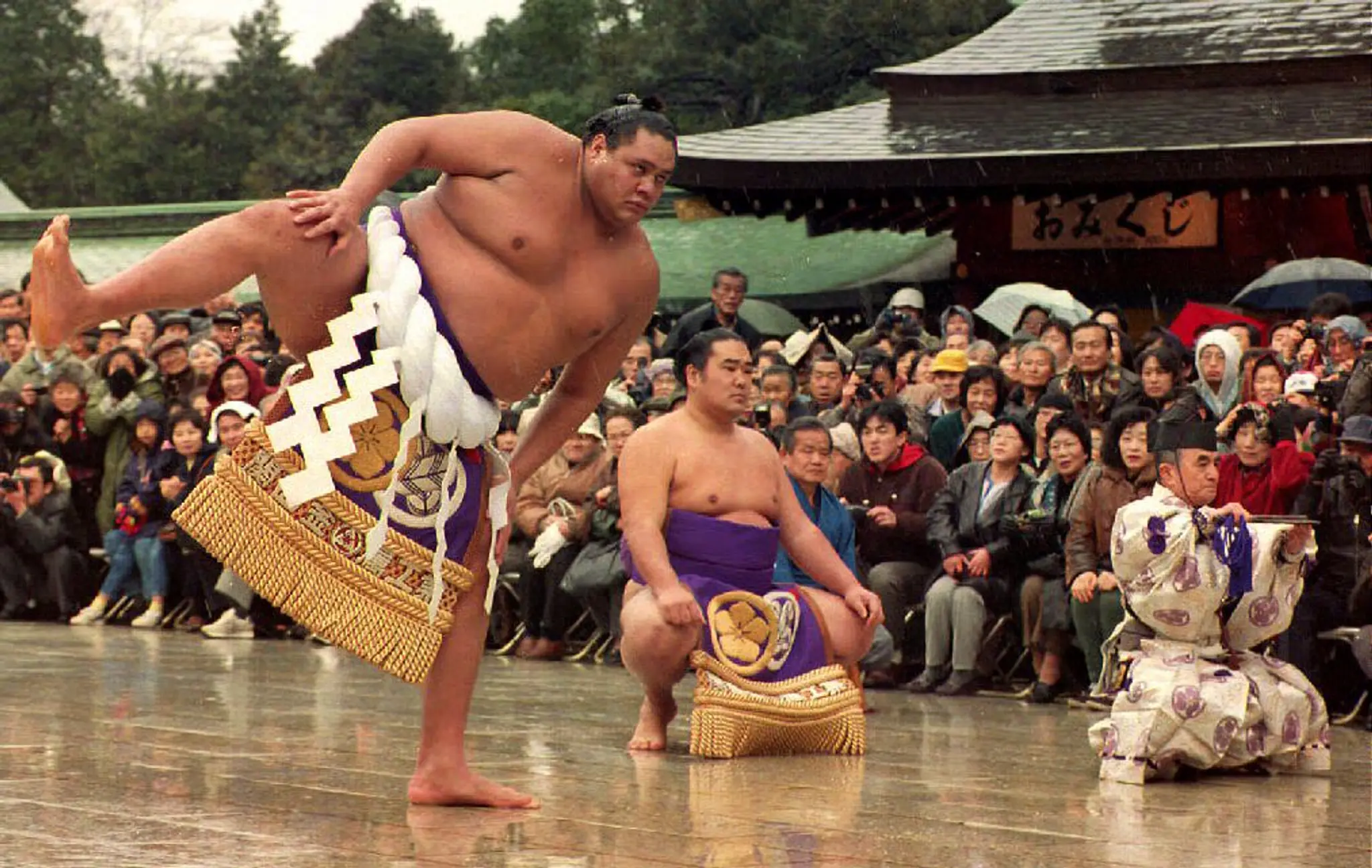 Chad Rowan (Akebono) na archívnej snímke z roku 1993.