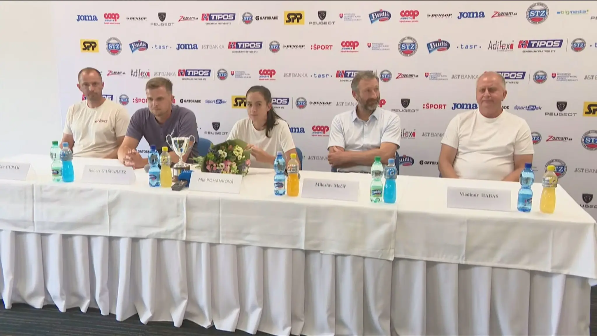 Mia Pohánková po víťazstve na grandslame.