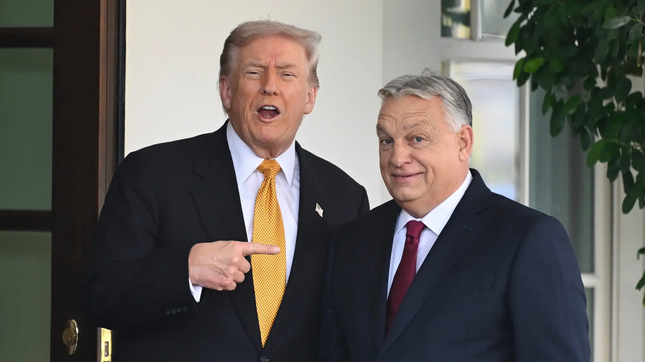 Donald Trump a Viktor Orbán