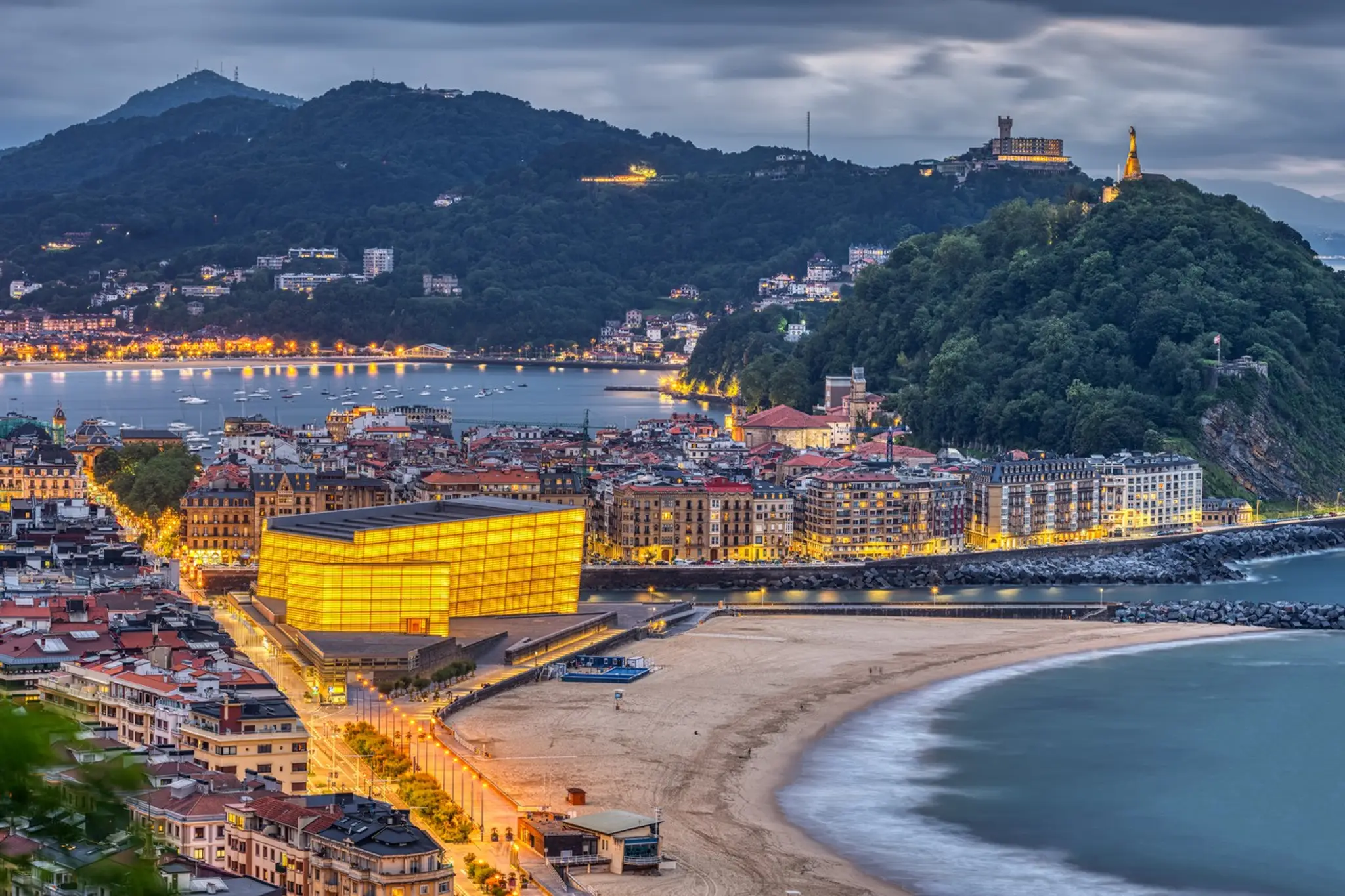 Mesto San Sebastián v Španielsku.