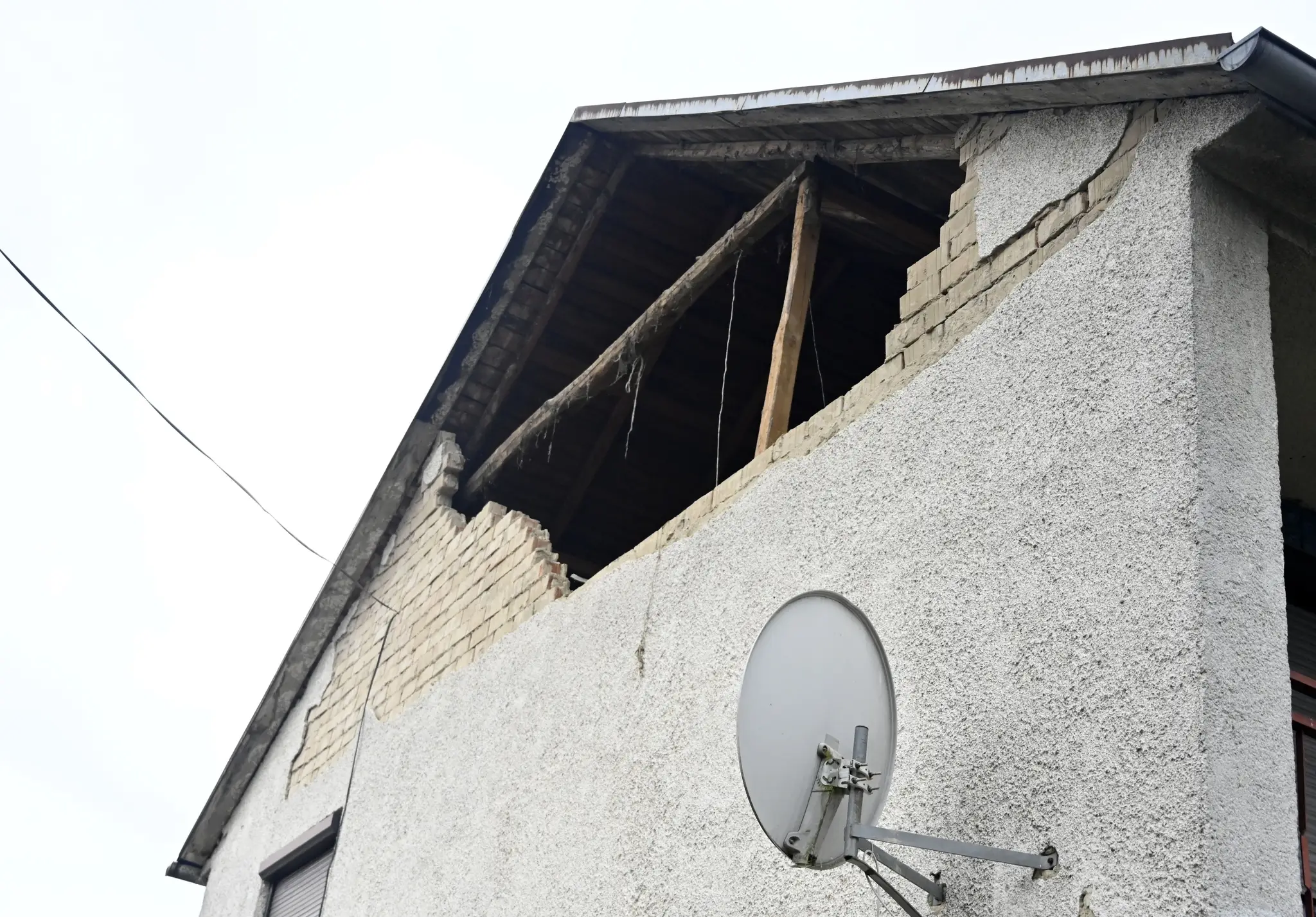 Zemetrasenie v obci Baškovce