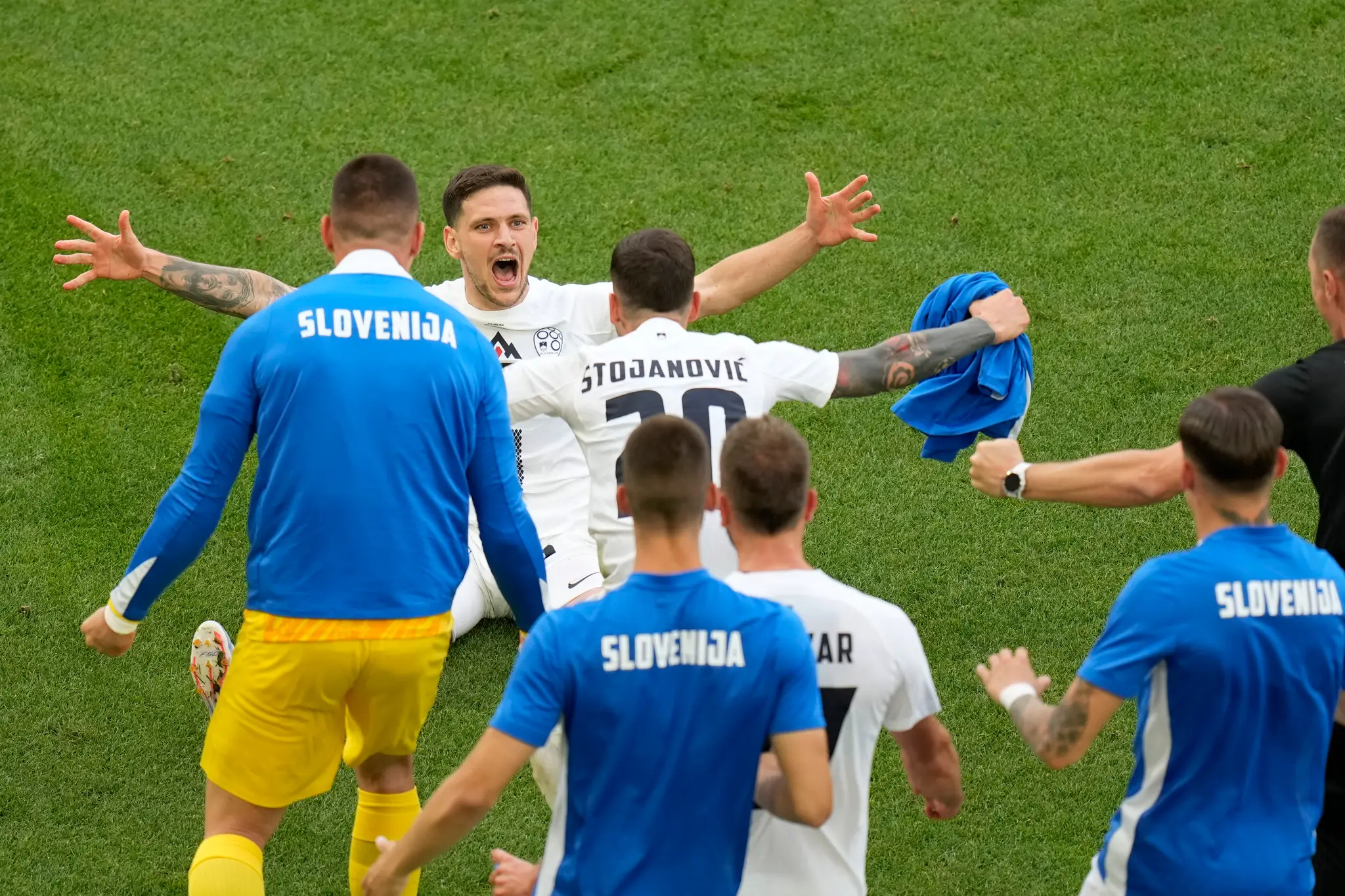 Slovinsko - Dánsko 1:1 (EURO 2024)