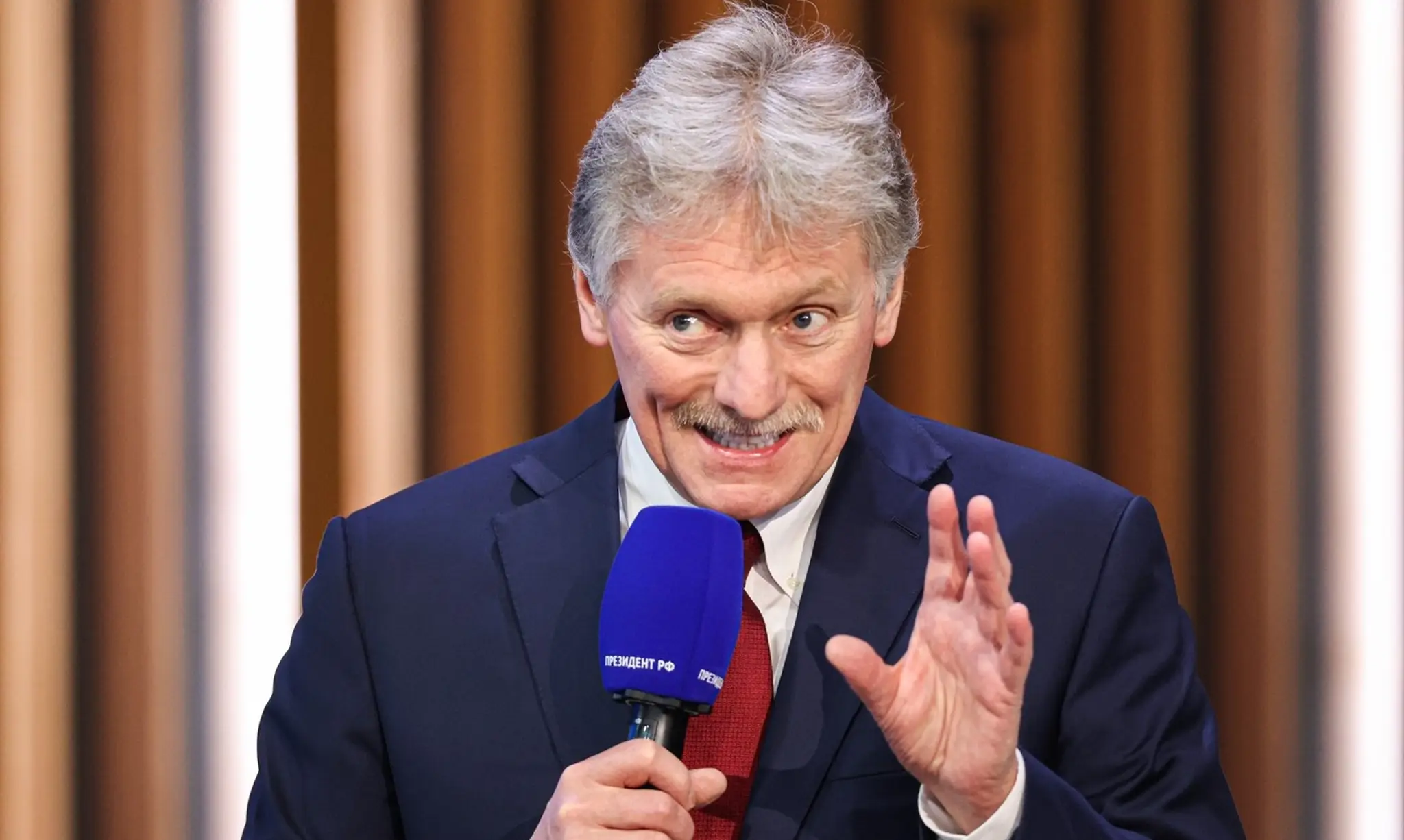 Hovorca Kremľa Dmitrij Peskov.