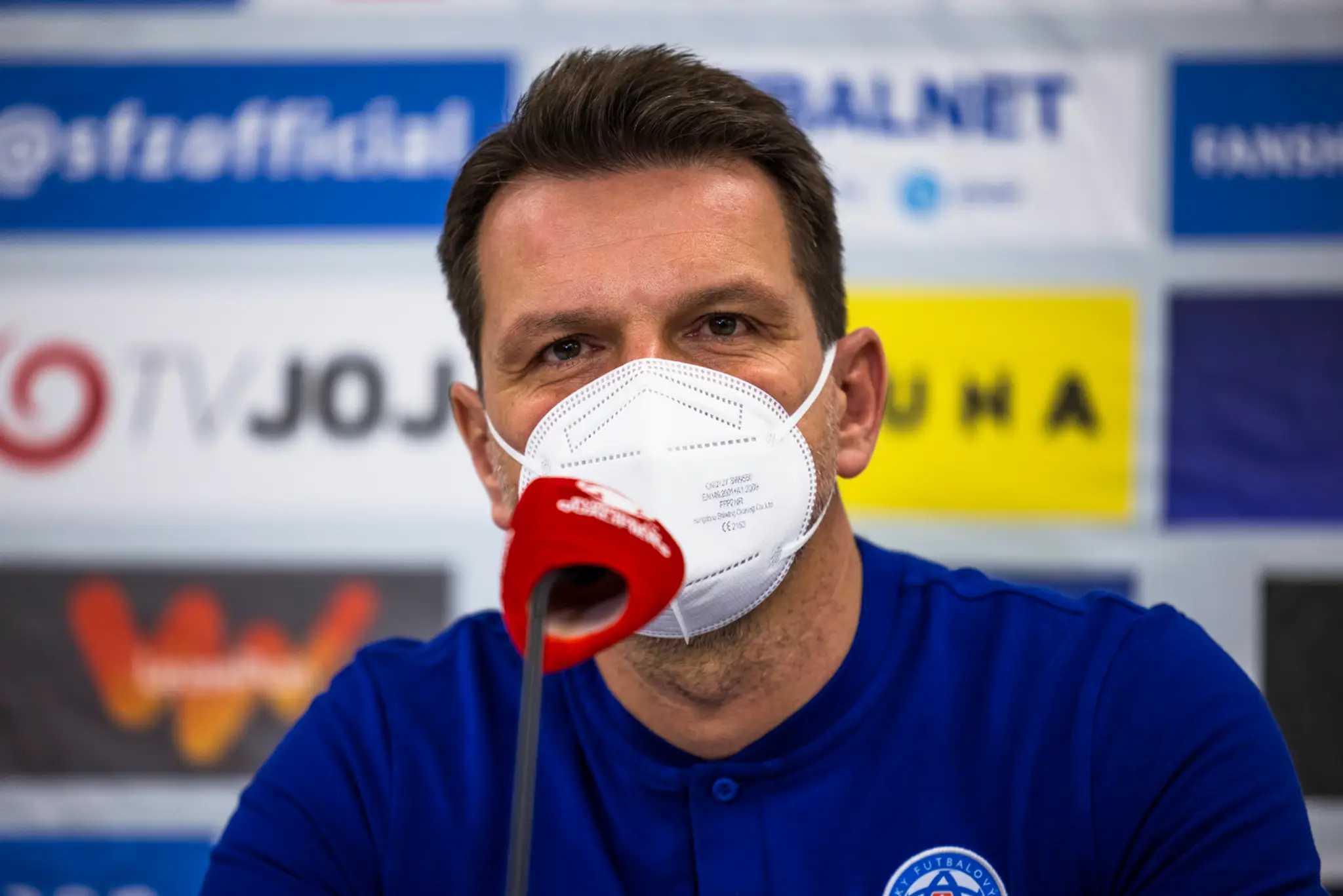 Tréner slovenskej futbalovej reprezentácie Štefan Tarkovič.