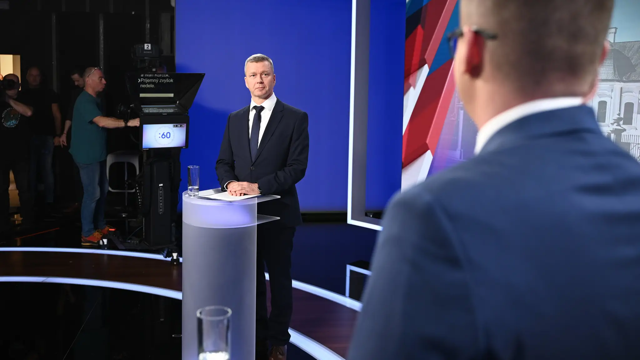 Krisztián Forró v prvej predvolebnej diskusii.