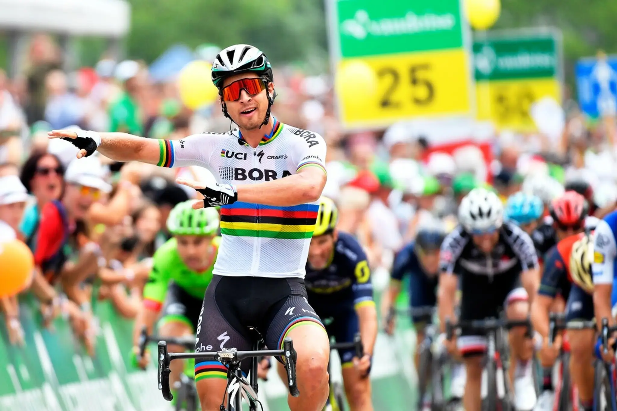 Peter Sagan vyhral najdlhšiu etapu na Okolo Švajčiarska 2017.