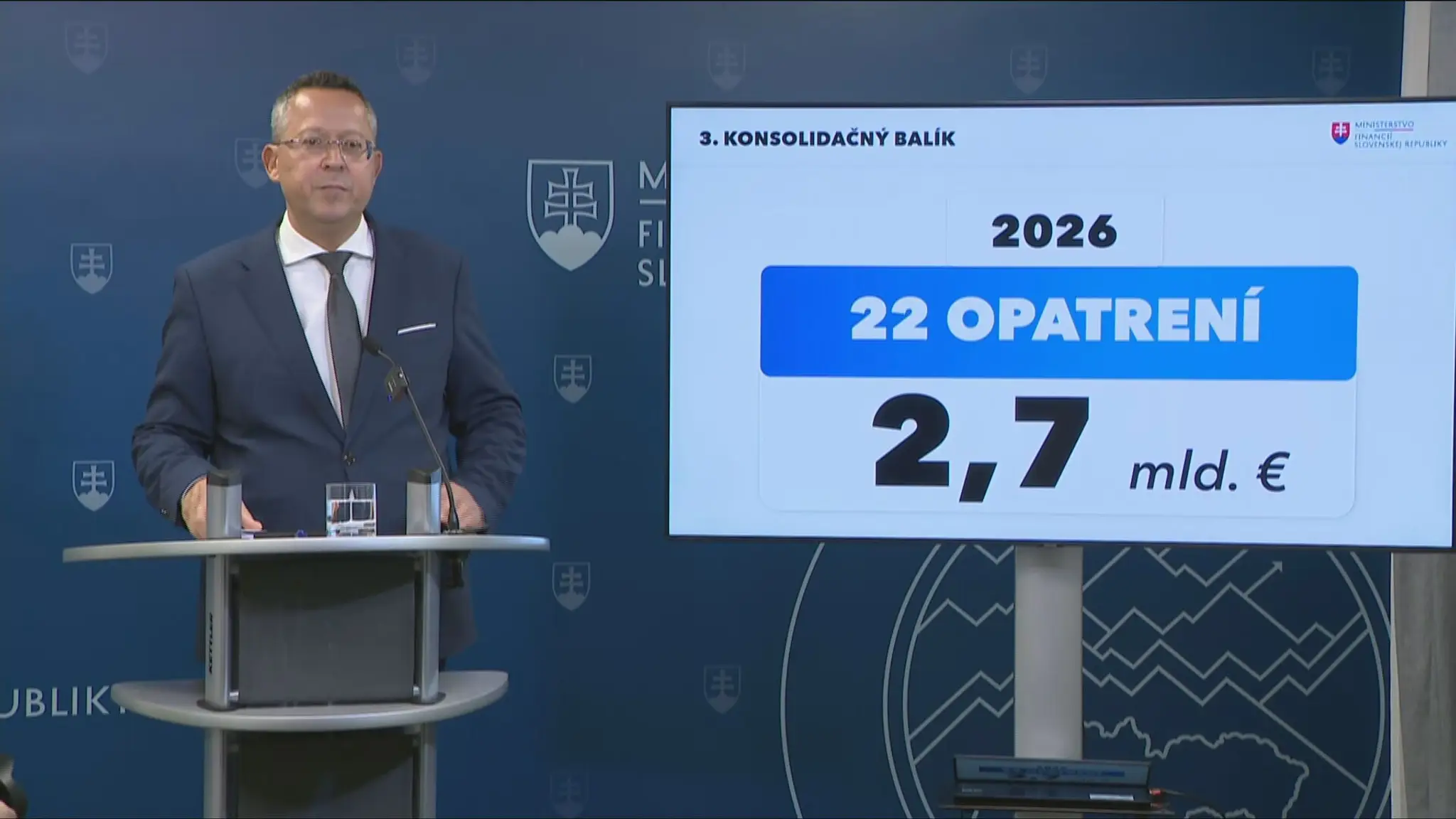 Minister Kamenický predstavil tretí konsolidačný balíček 