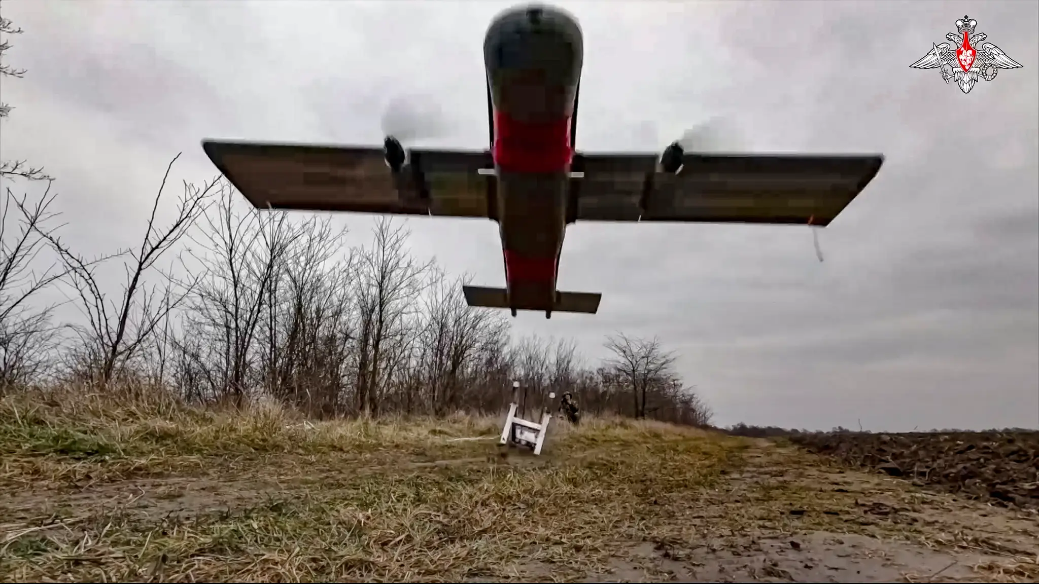 Ruskí vojaci a dron