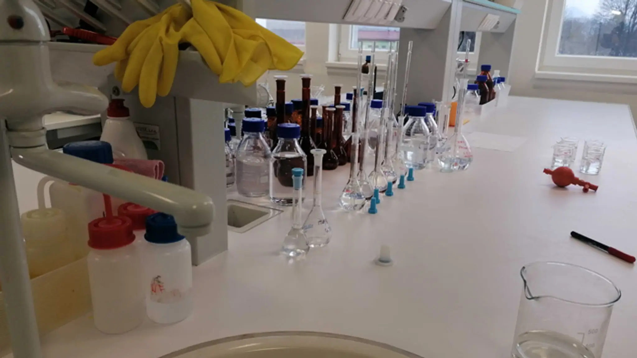 Laboratórium v Šarišských Michaľanoch. 