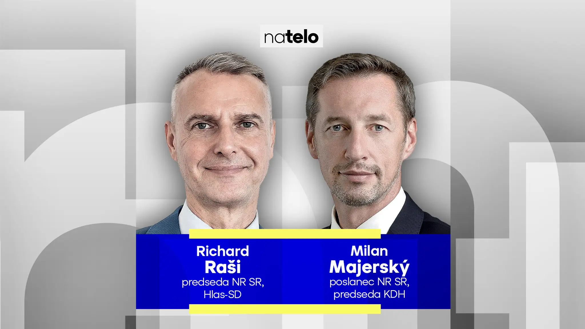 Richard Raši a Milan Majerský.
