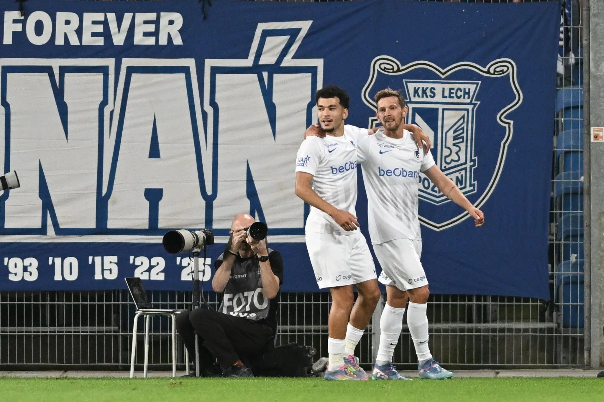 Slovenský futbalista v drese Racingu Genk Patrik Hrušovský.