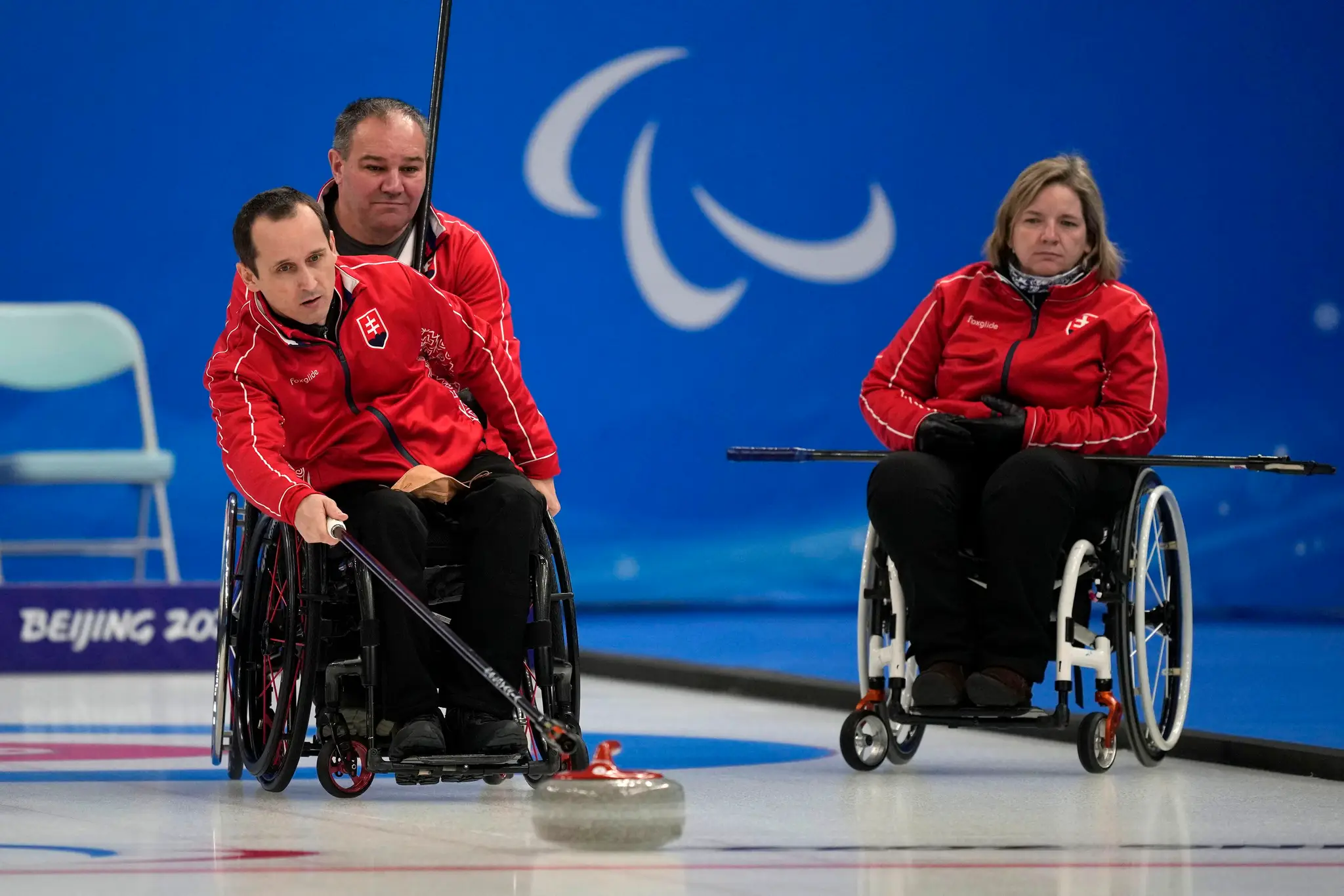  Slovenský reprezentant v curlingu na vozíku Radoslav Ďuriš.
