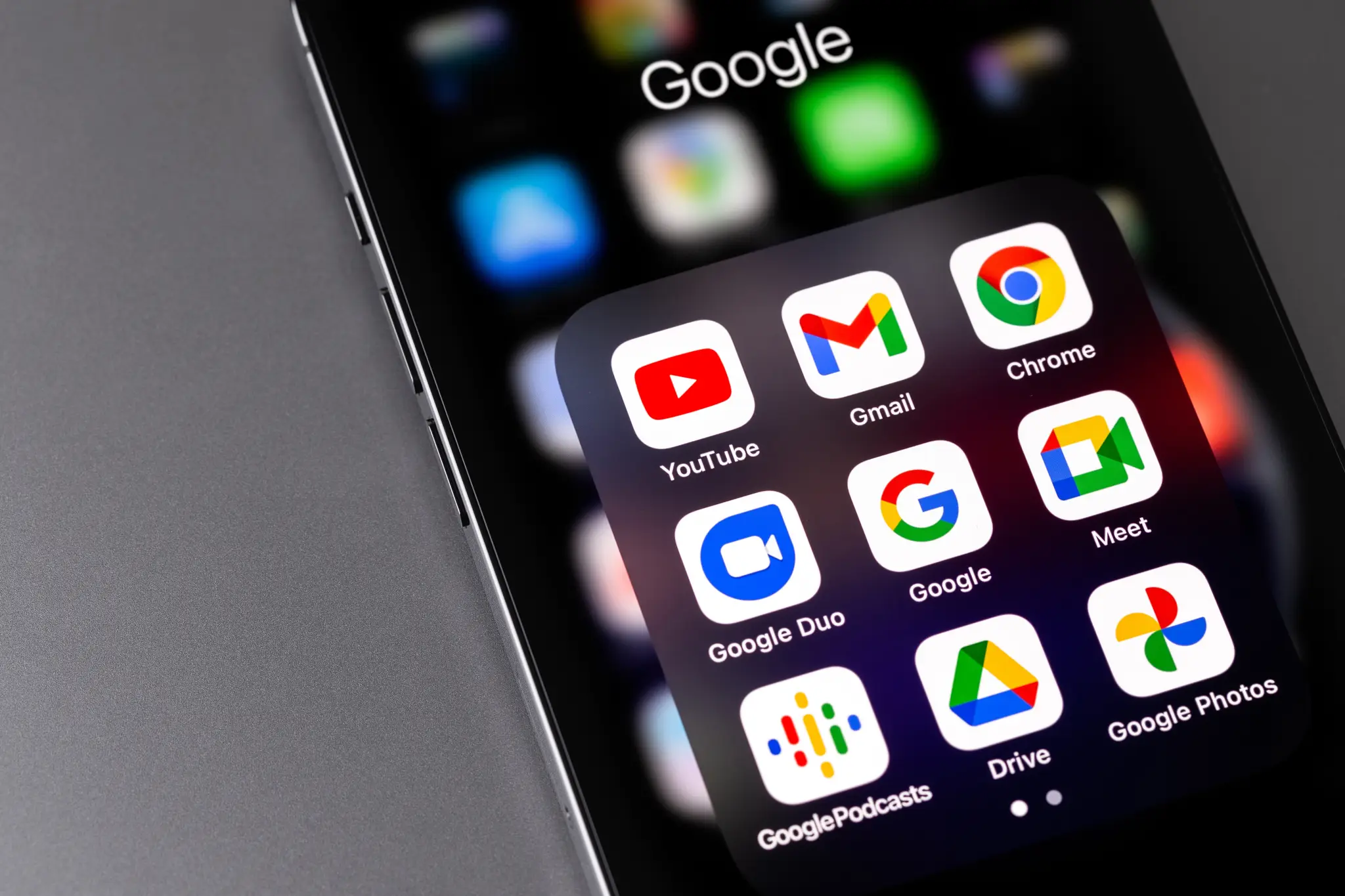 Aplikácie Google - ilustračná snímka