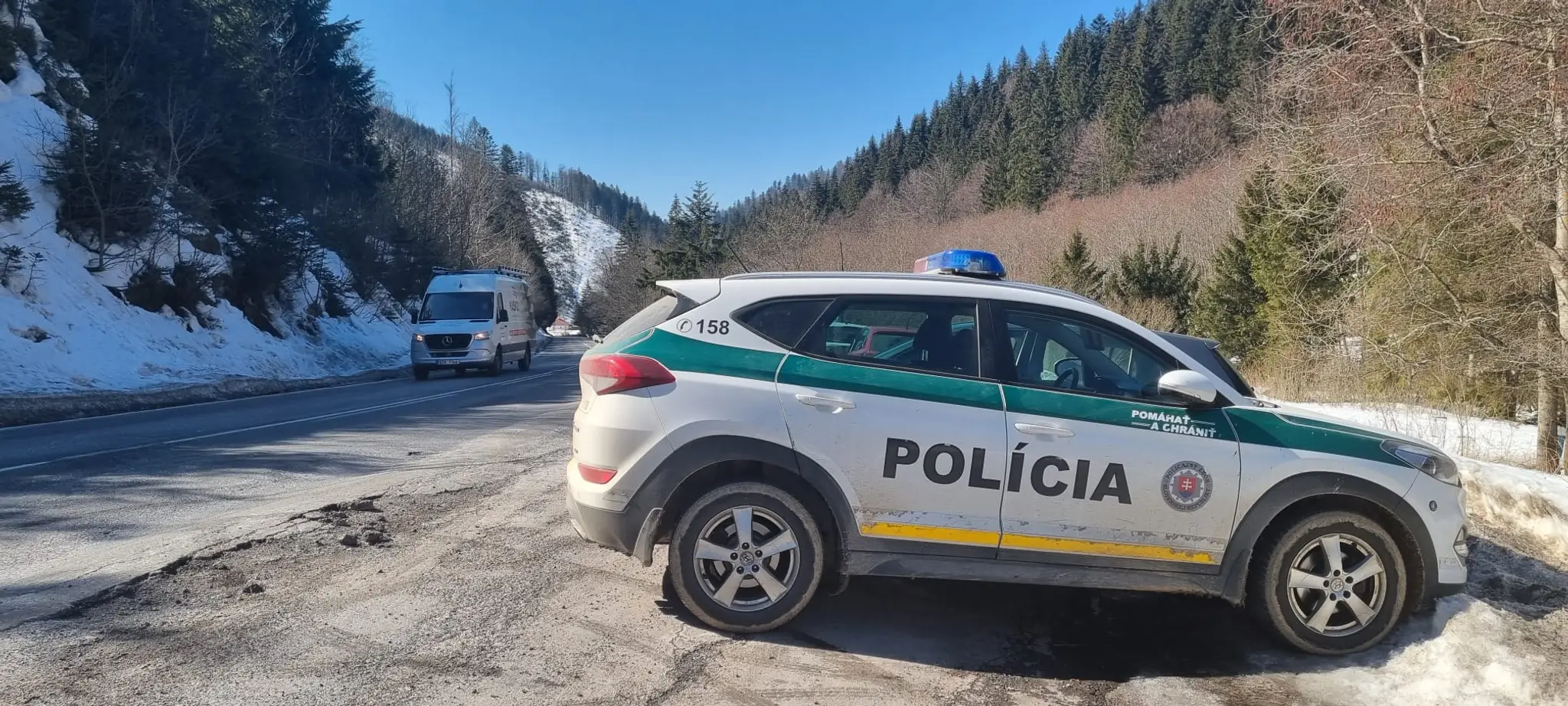 Miesto na Čertovici, ktoré prehľadávali policajti po vražde Agáty z Budče.