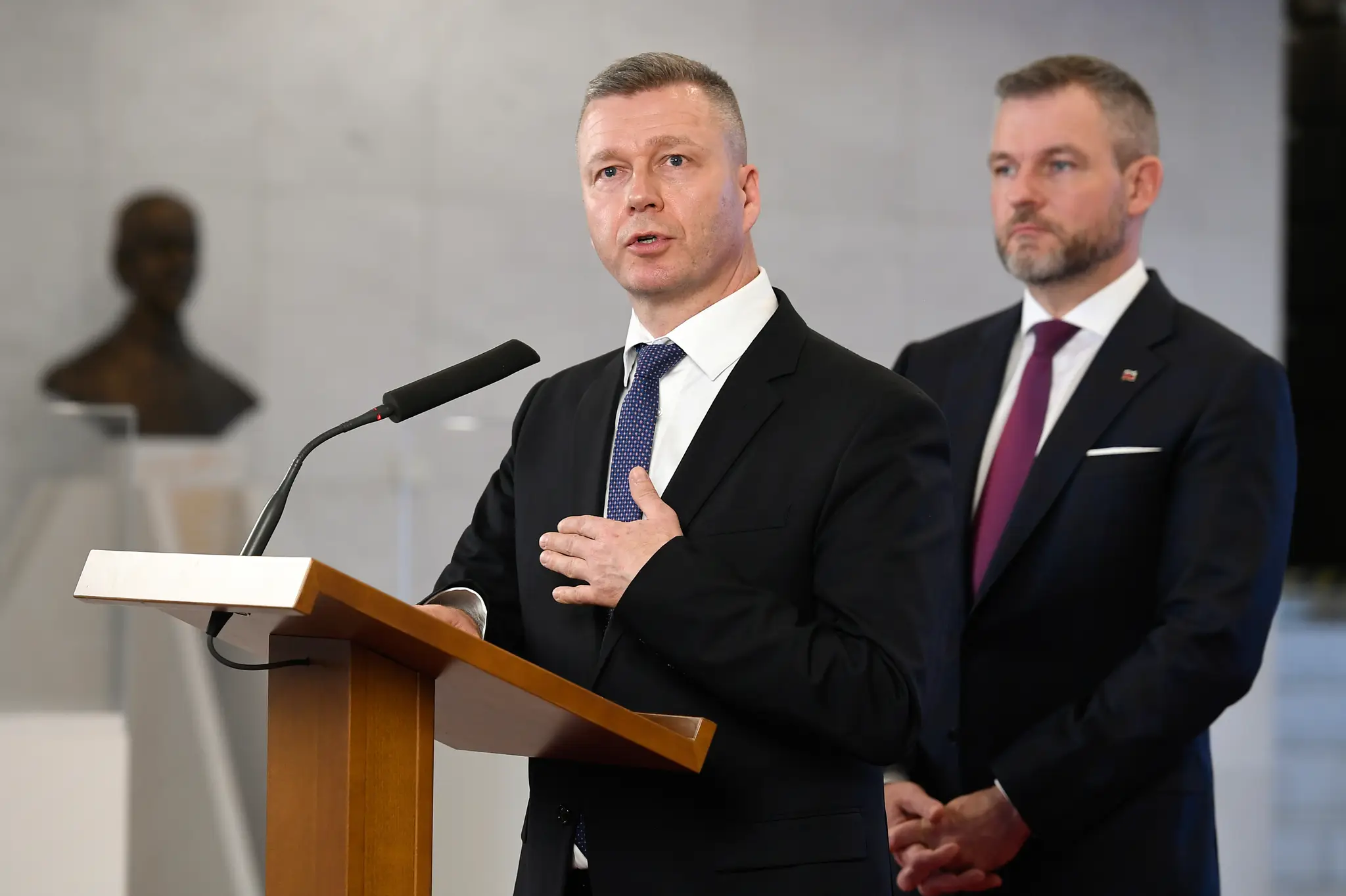 Krisztián Forró a Peter Pellegrini