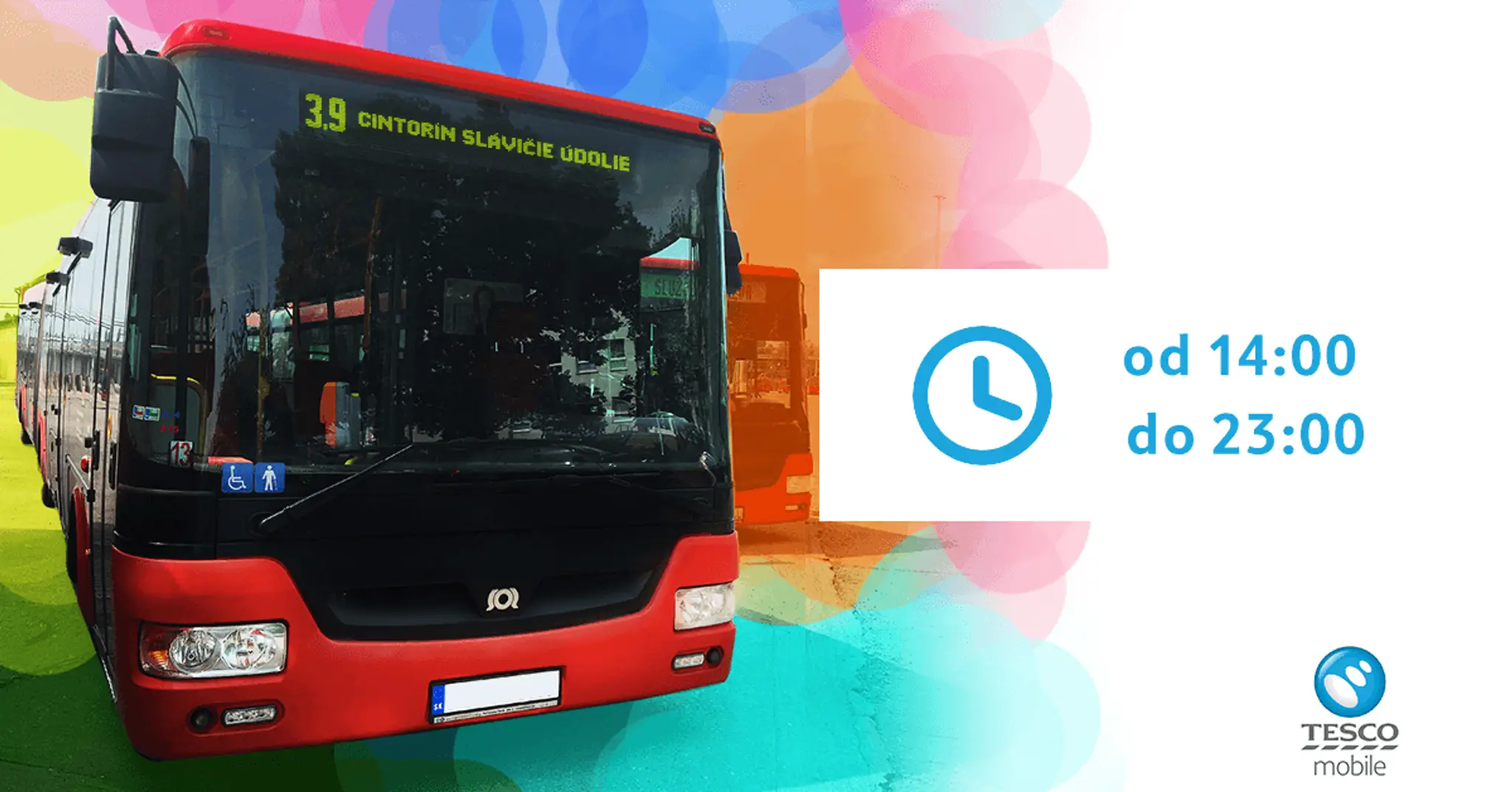 Tesco mobile bus