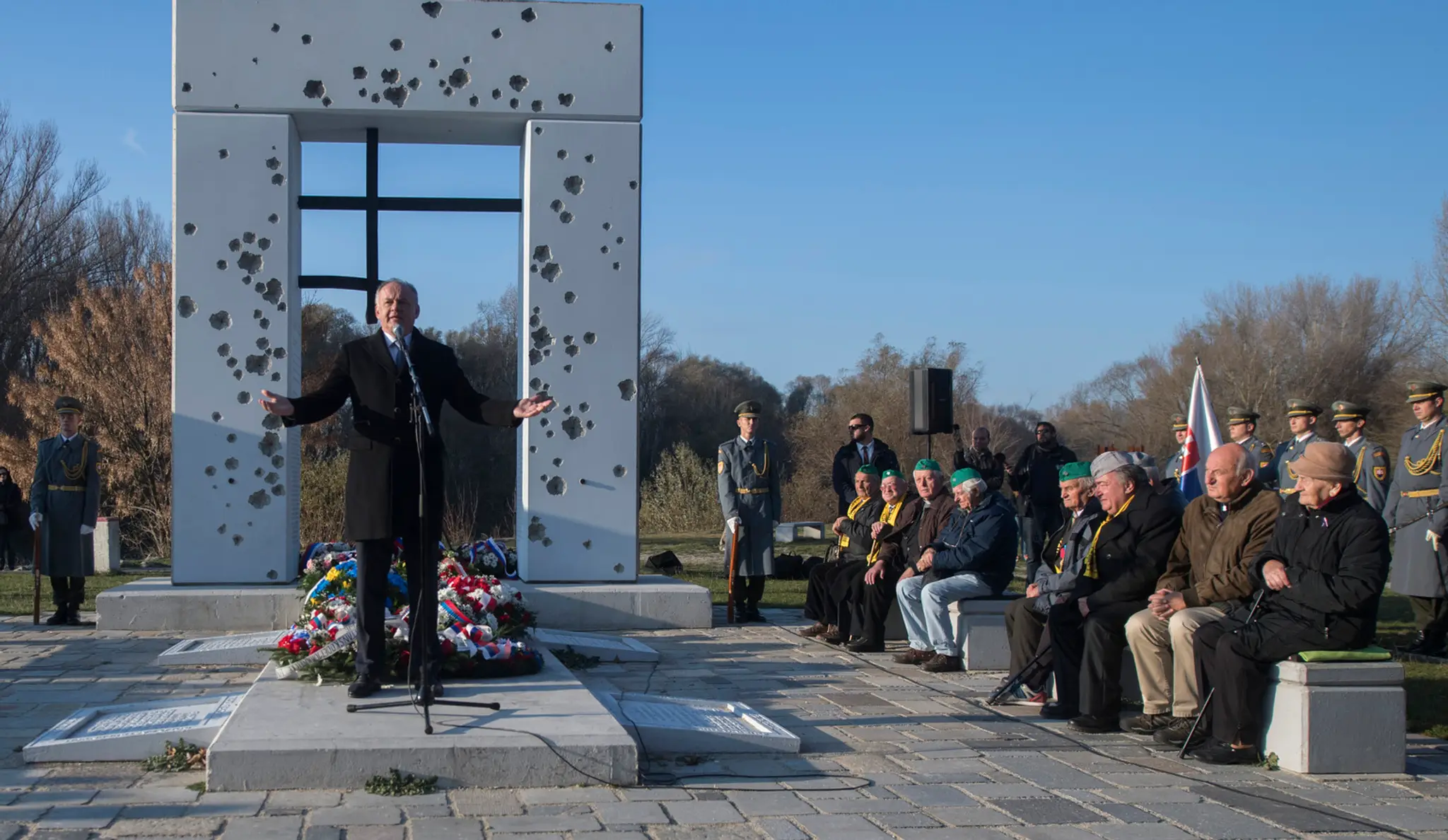 Prezident Andrej Kiska na Devíne.