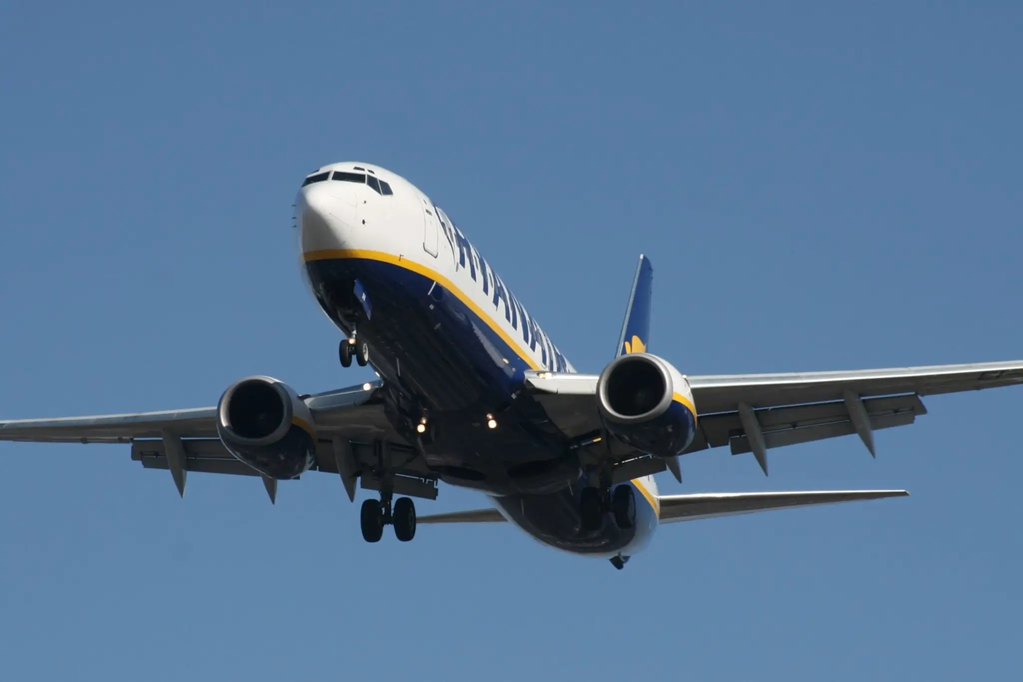 Lietadlo spoločnosti Ryanair - ilustračná snímka