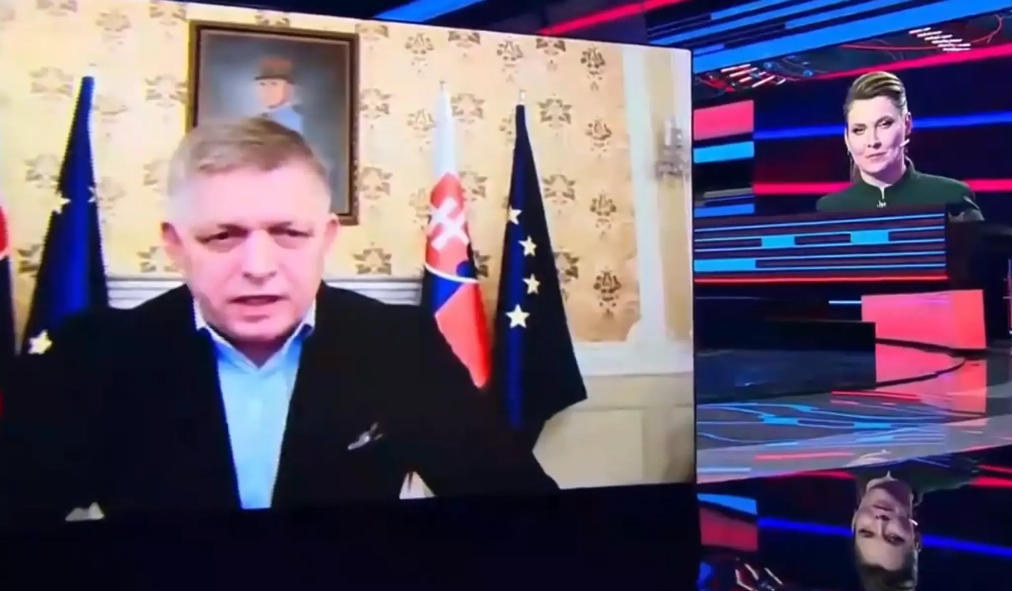Robert Fico bol hosťom v relácii ruskej štátnej televízie.