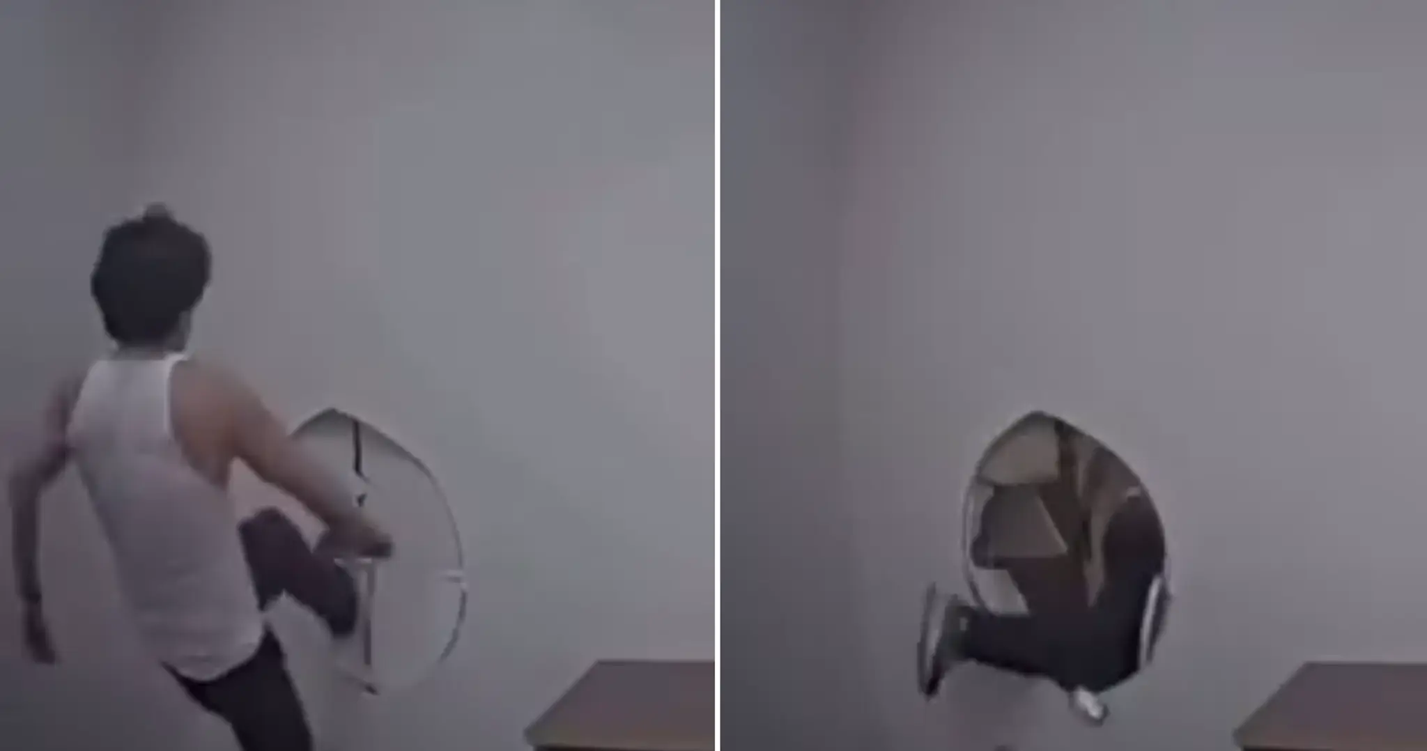 Zadržaný muž prekopol stenu vo výsluchovej miestnosti.