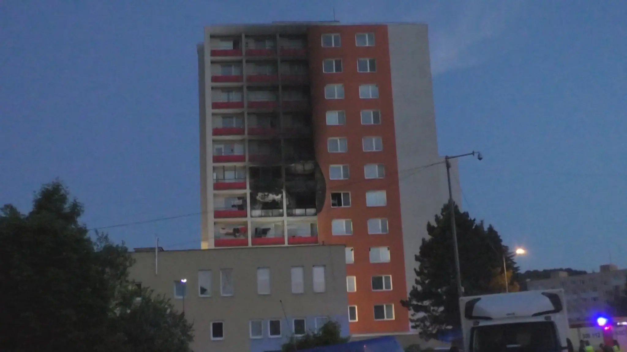 Požiar v Handlovej