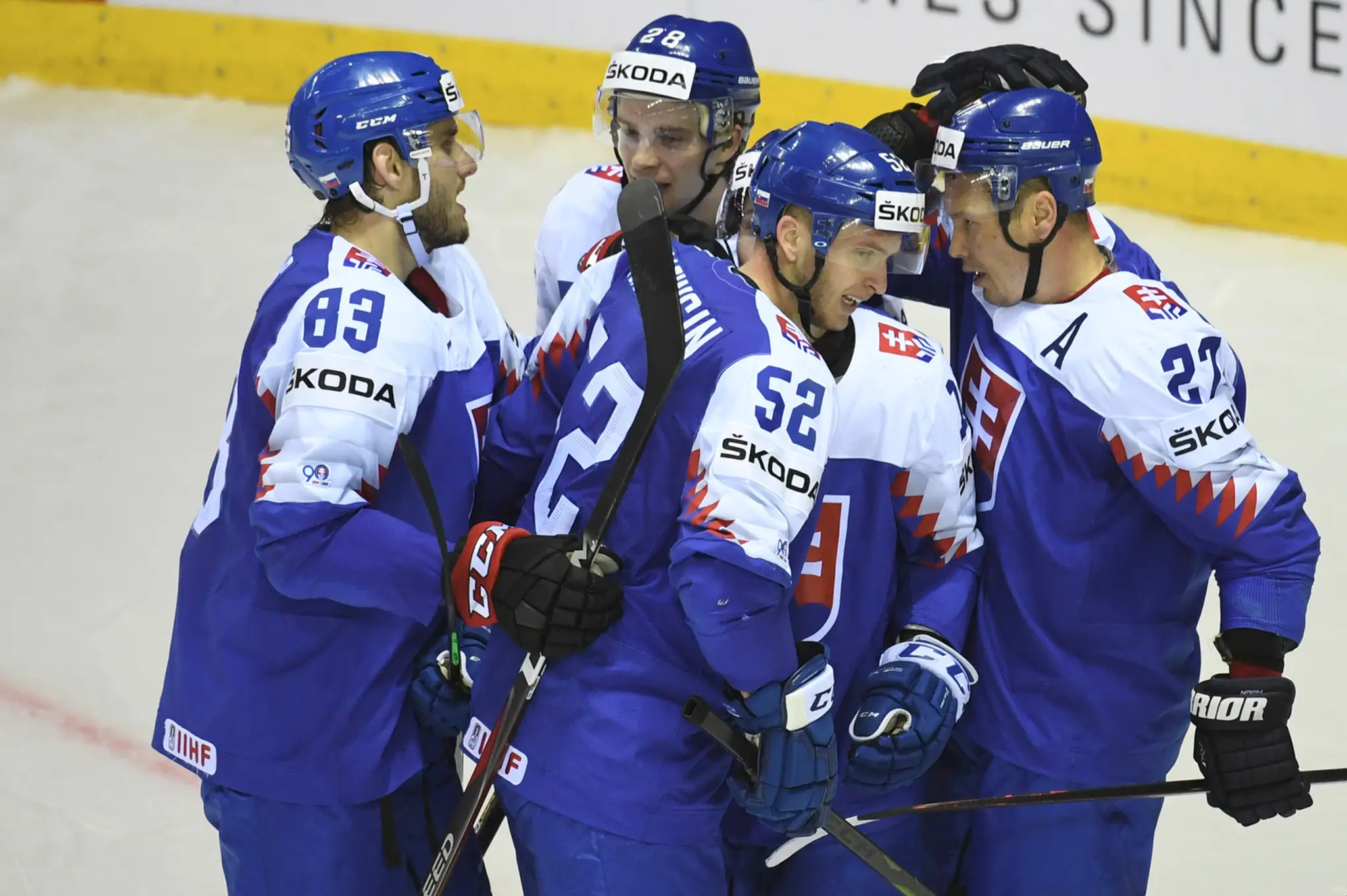 Tréner Slovenska Craig Ramsay počas zápasu s Kanadou na MS 2019.