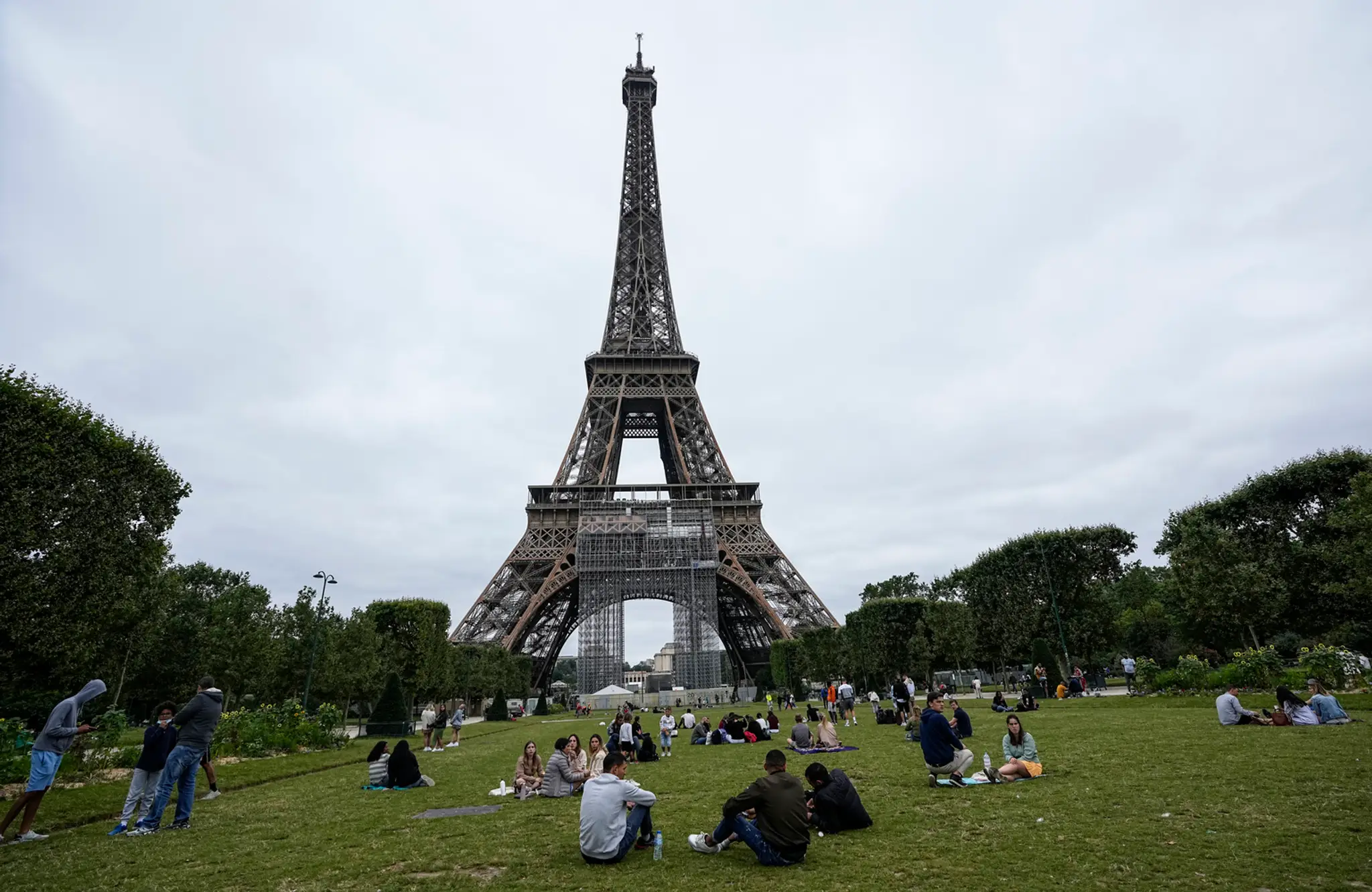 Eiffelová veža v Paríži.