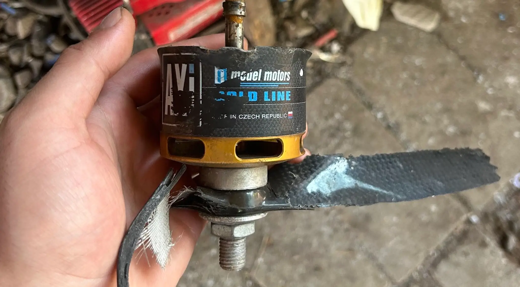 Nájdený motor českej firmy v ruskom drone.