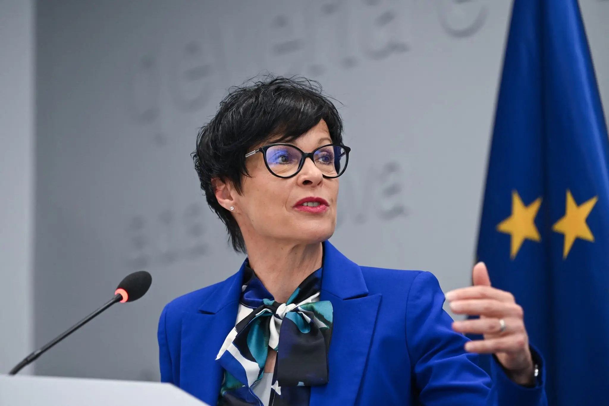 Eurokomisárka pre rozširovanie Marta Kosová .
