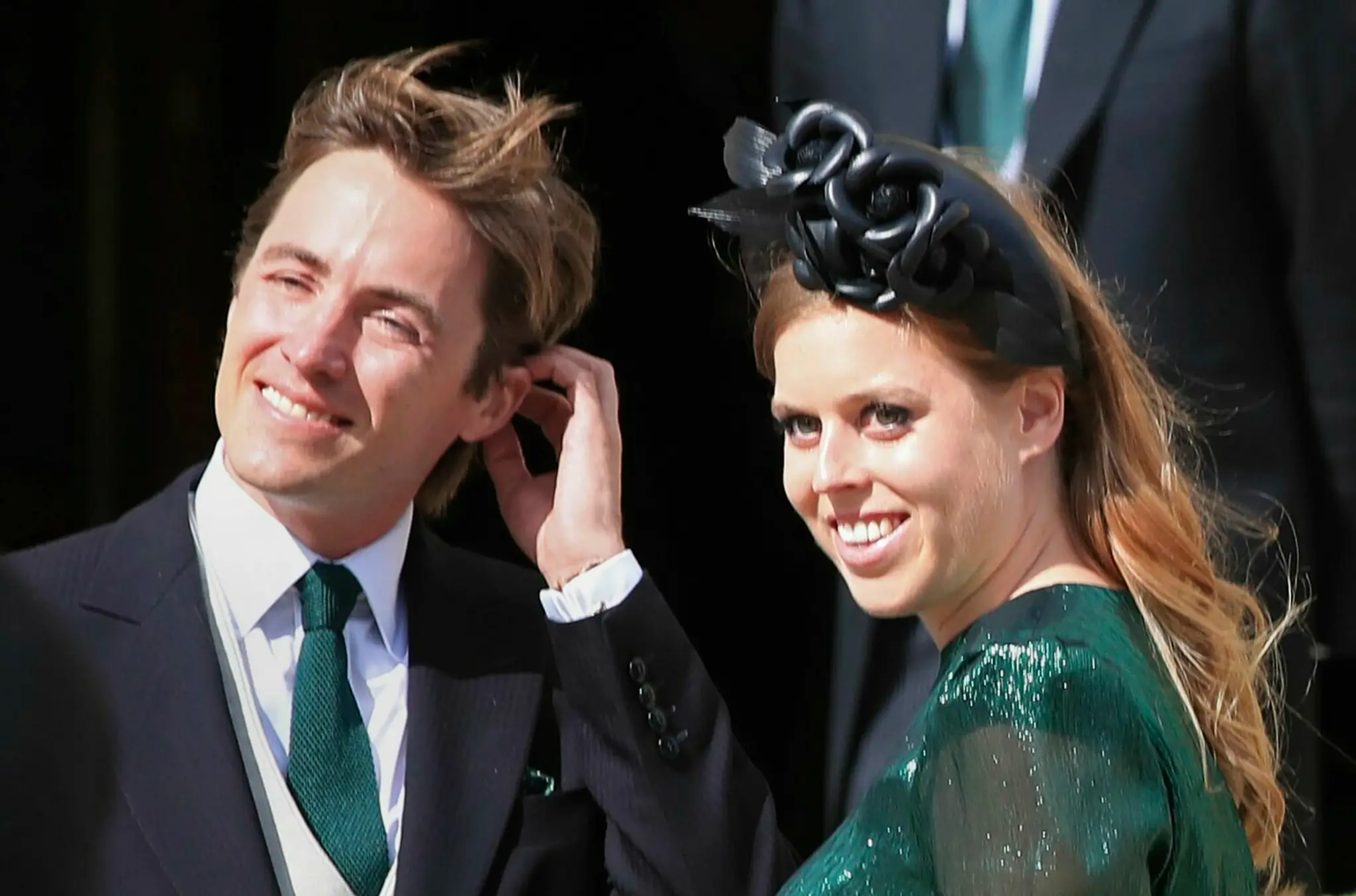 Princezná Beatrice a Edoardo Mapelli.