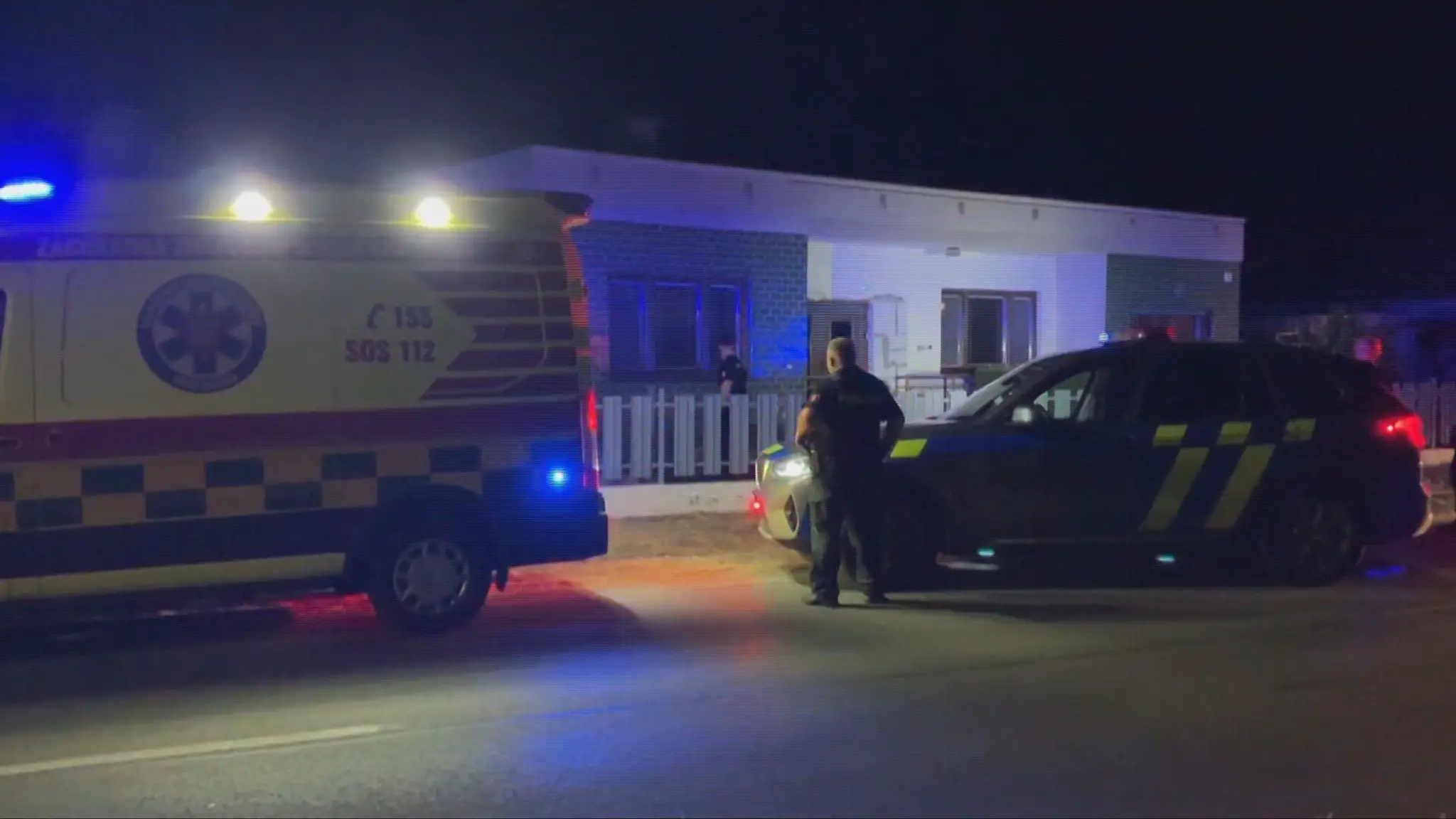 Policajný zásah v Krásne.