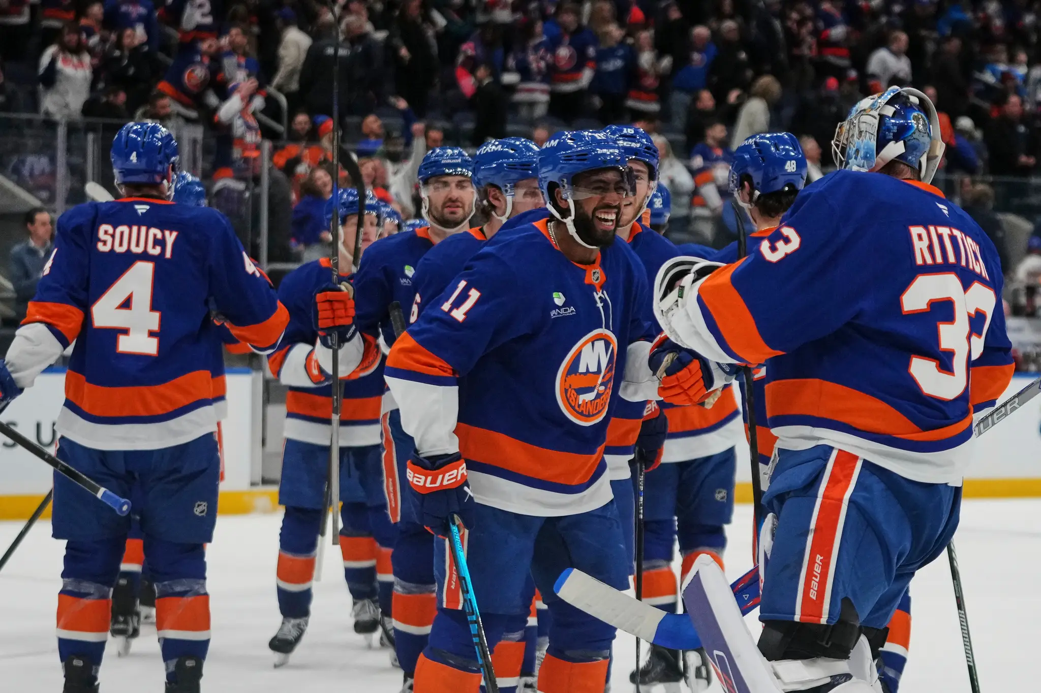 Hokejisti New Yorku Islanders uspeli v drby proti Rangers.
