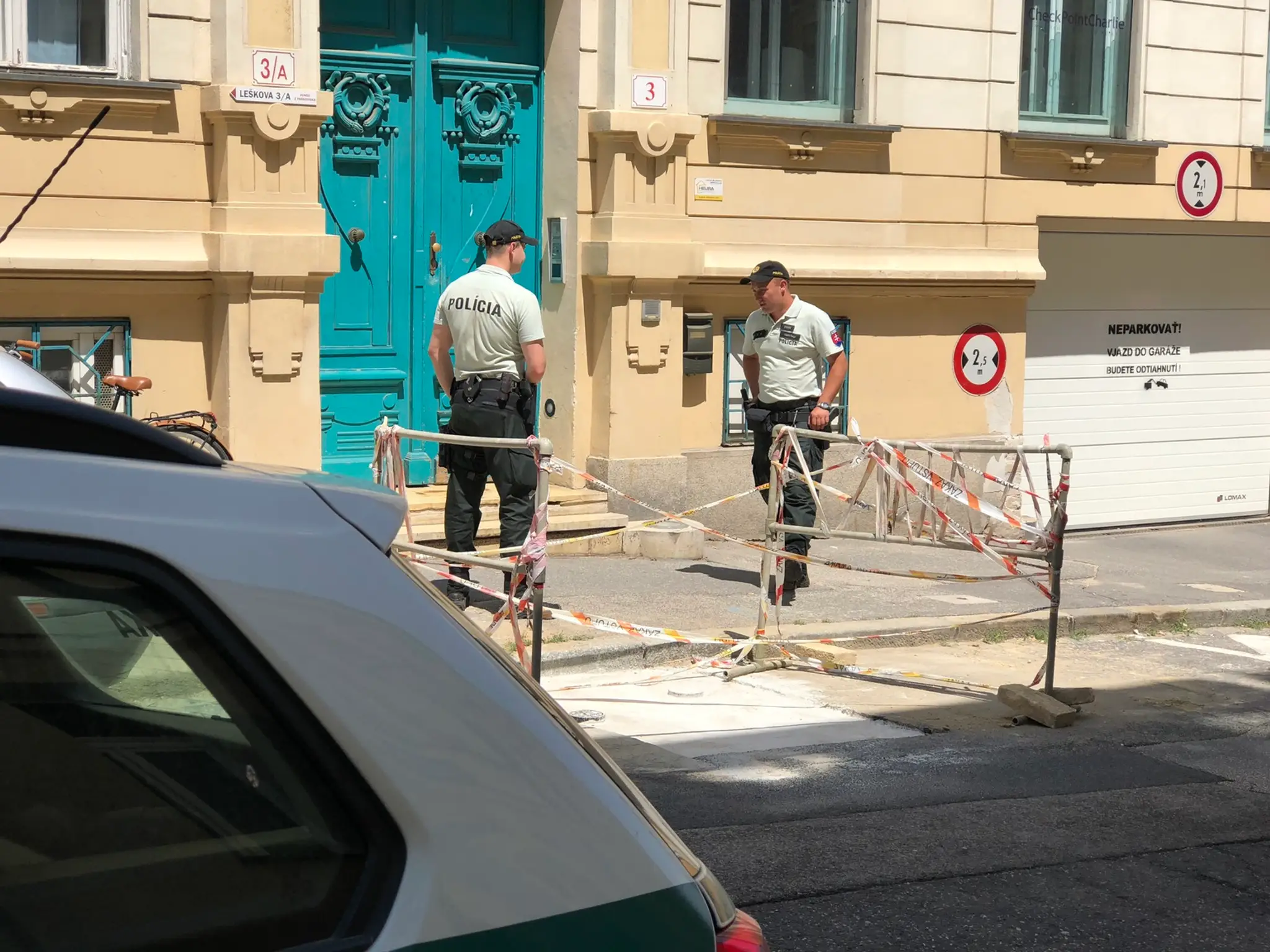 Po Pachingera si prišli policajti.