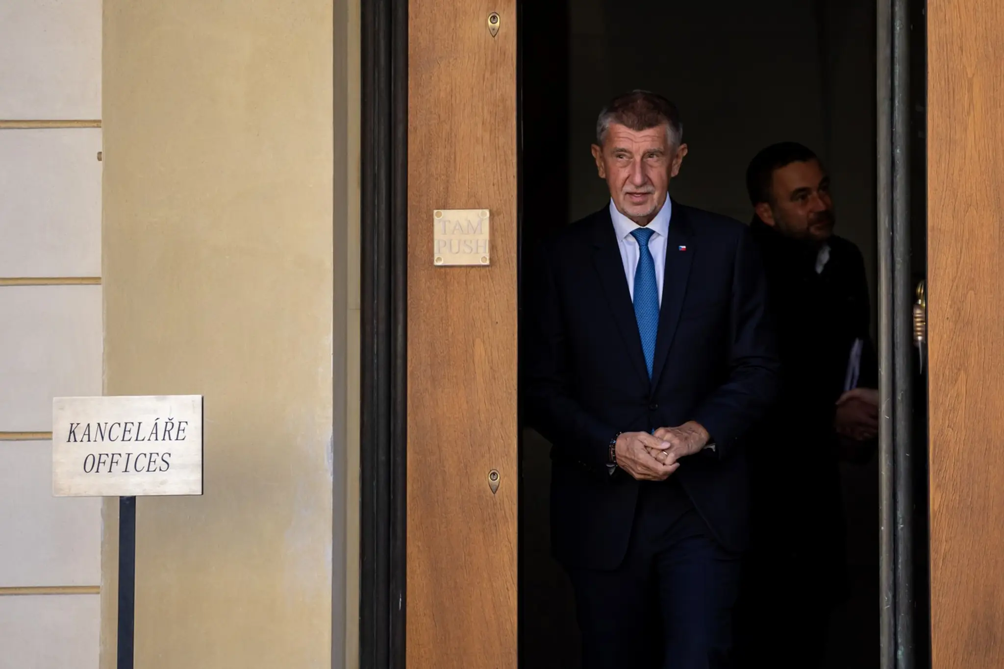 Andrej Babiš odchádza z Pražského hradu.