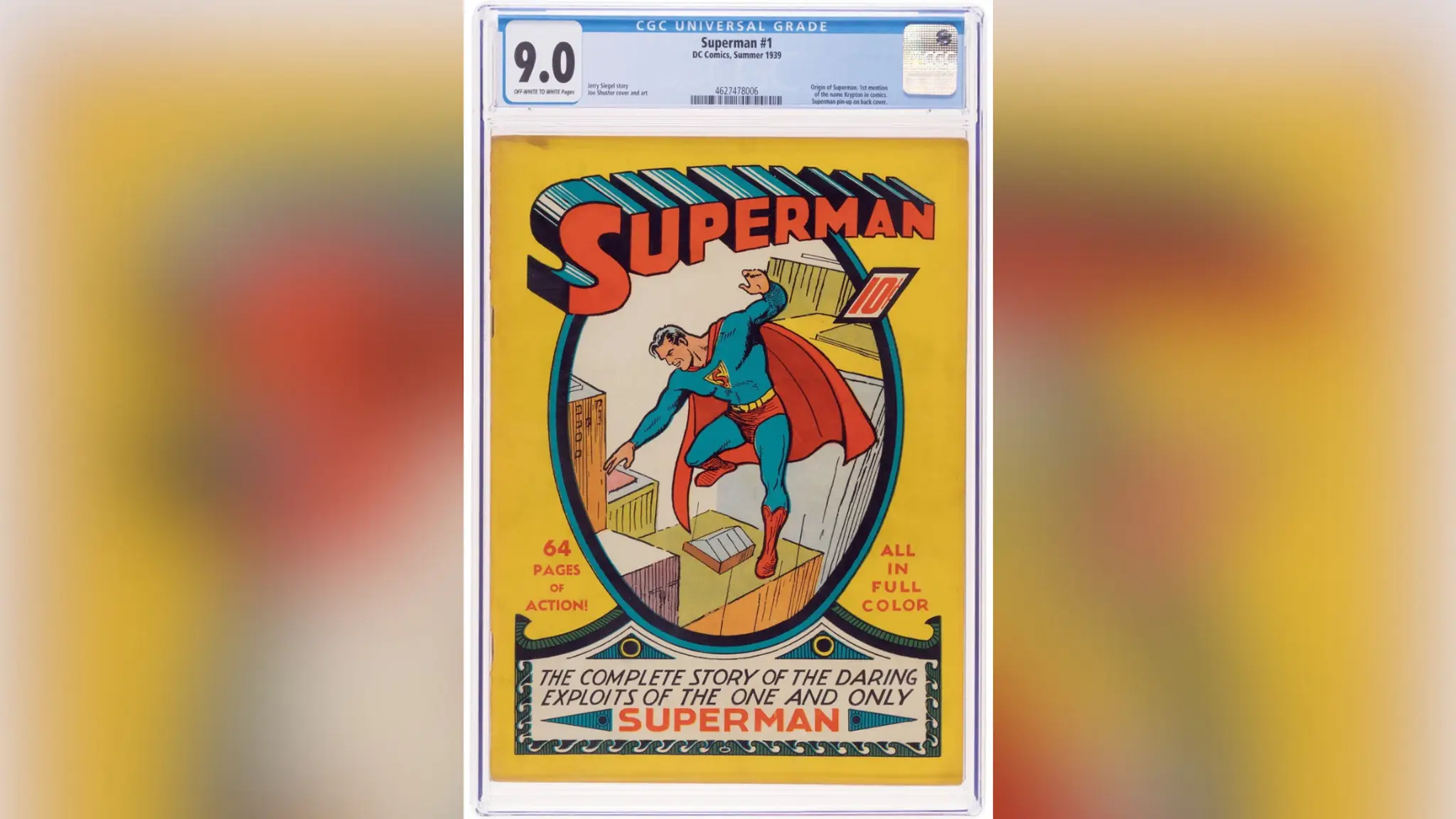 Komiks o Supermanovi vydražili za rekordnú sumu
