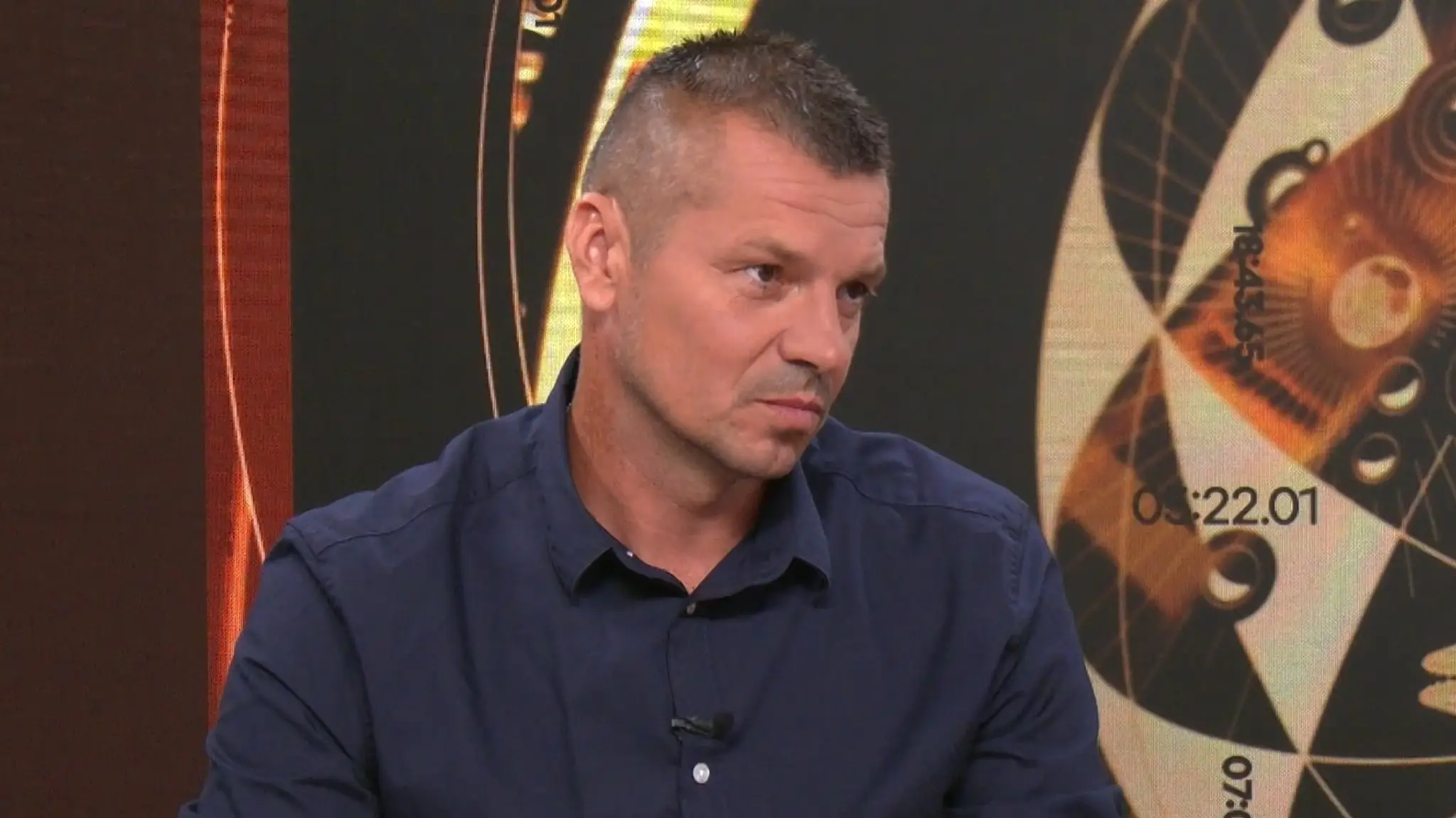 Stanislav Velický v štúdiu TN live.