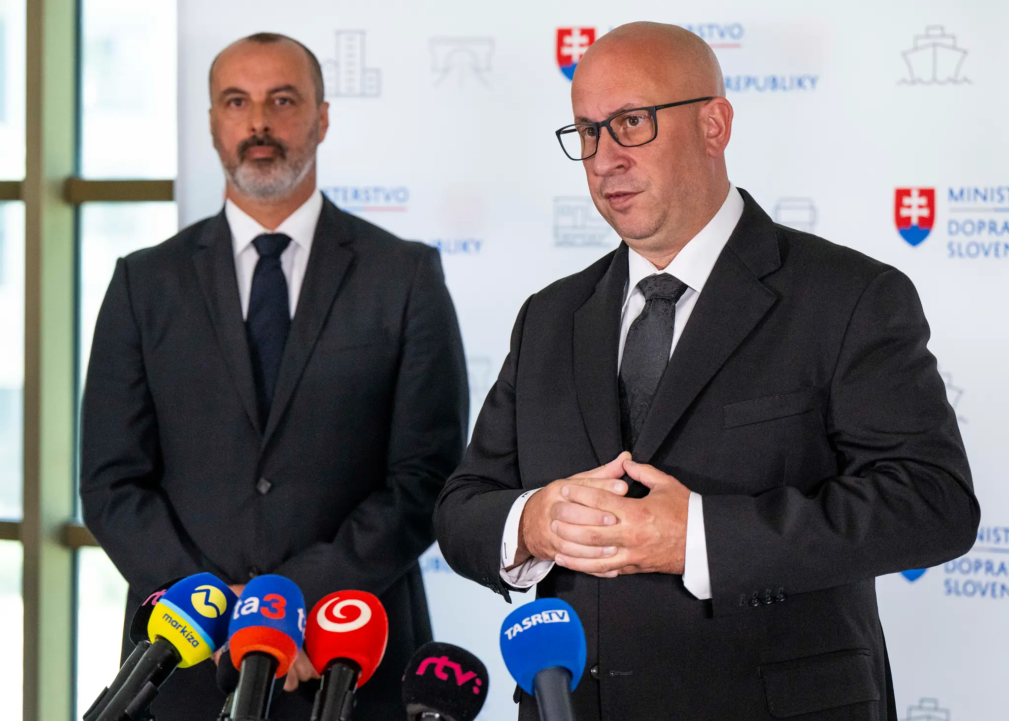 Alexander Sako a minister dopravy Jozef Ráž