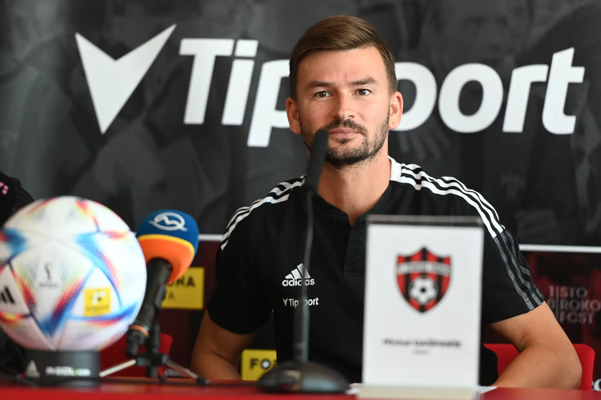 Tréner Trnavy Michal Gašparík.