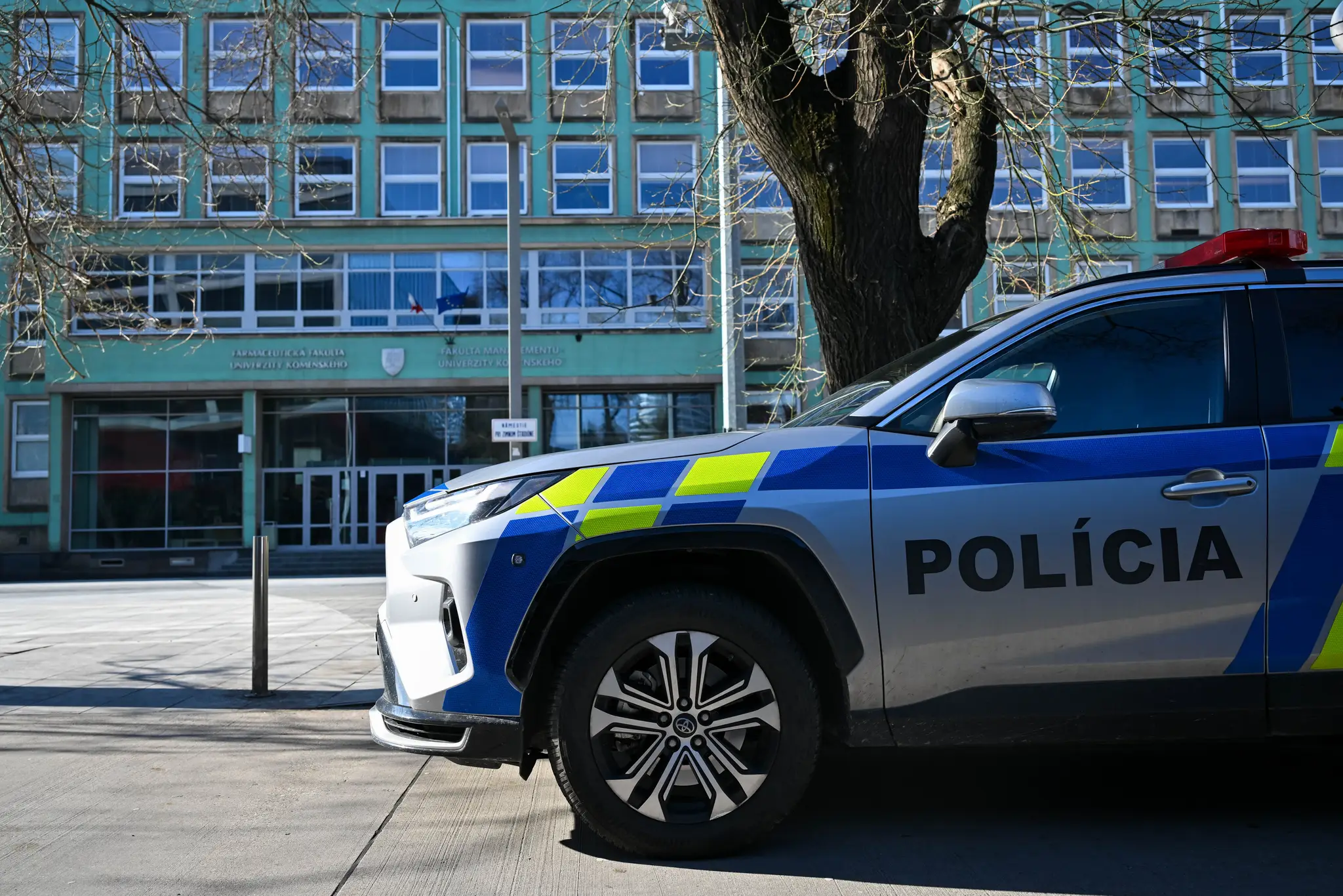 Policajné auto.