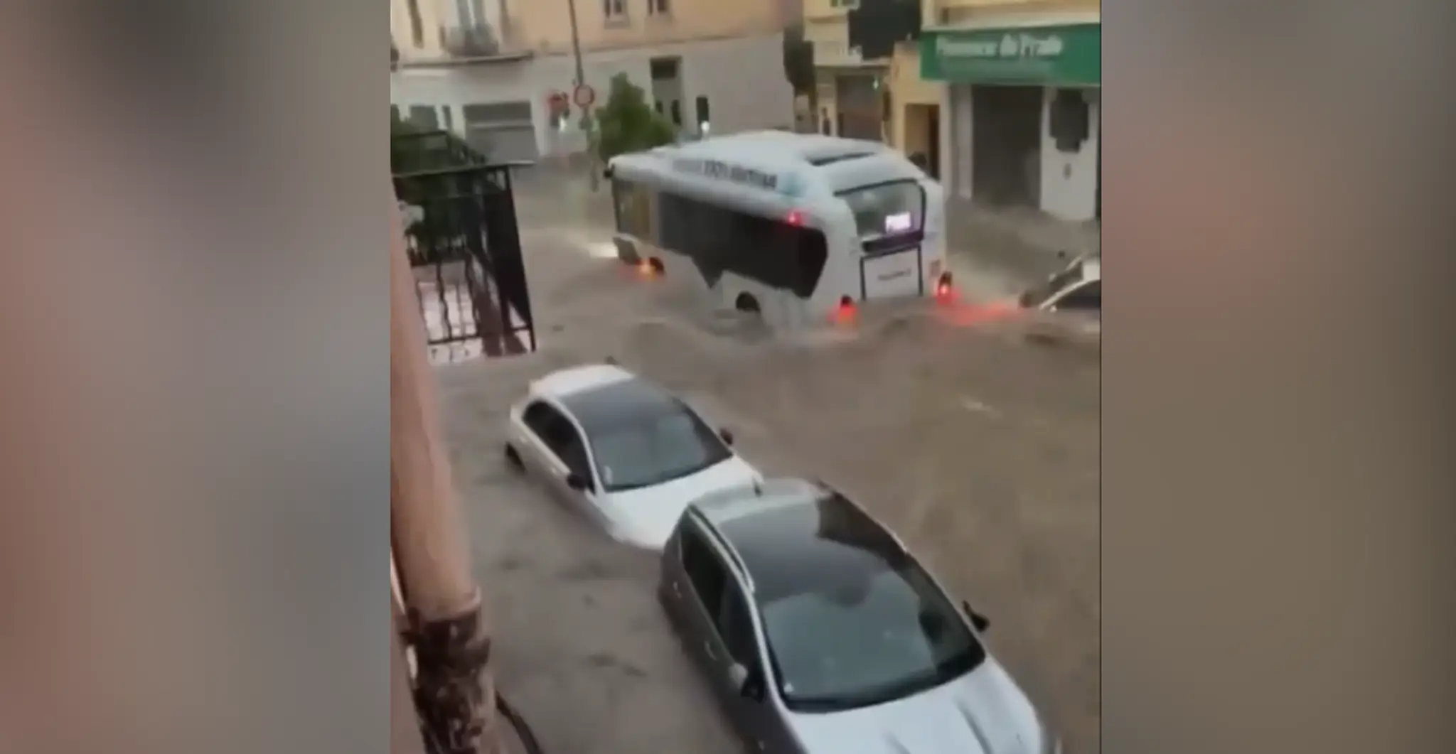 Záplavy v Cannes