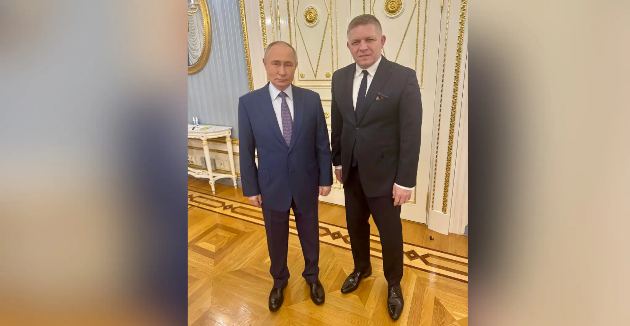Robert Fico a Vladimir Putin