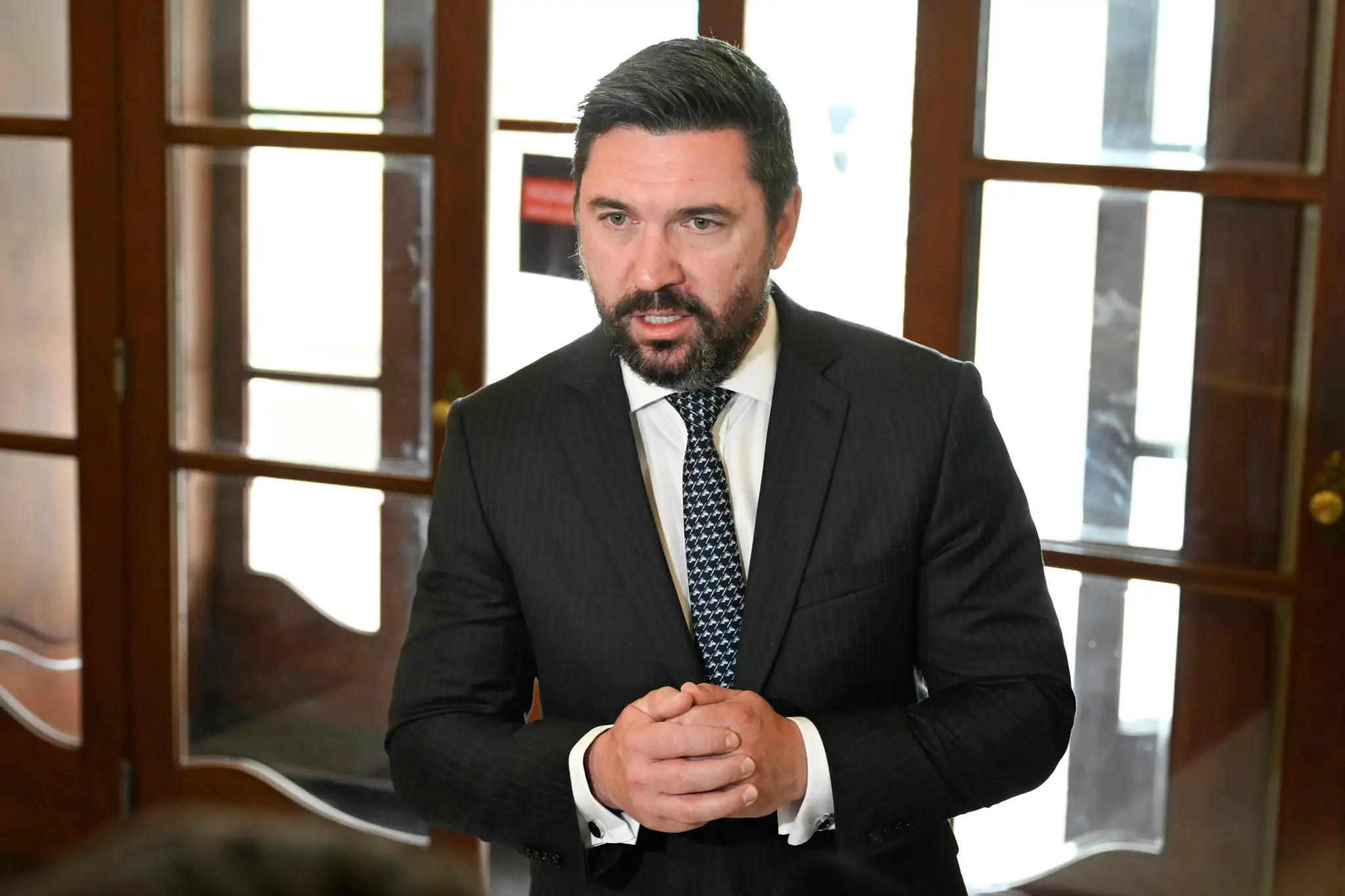 Na snímke minister pôdohospodárstva a rozvoja vidieka SR Richard Takáč.