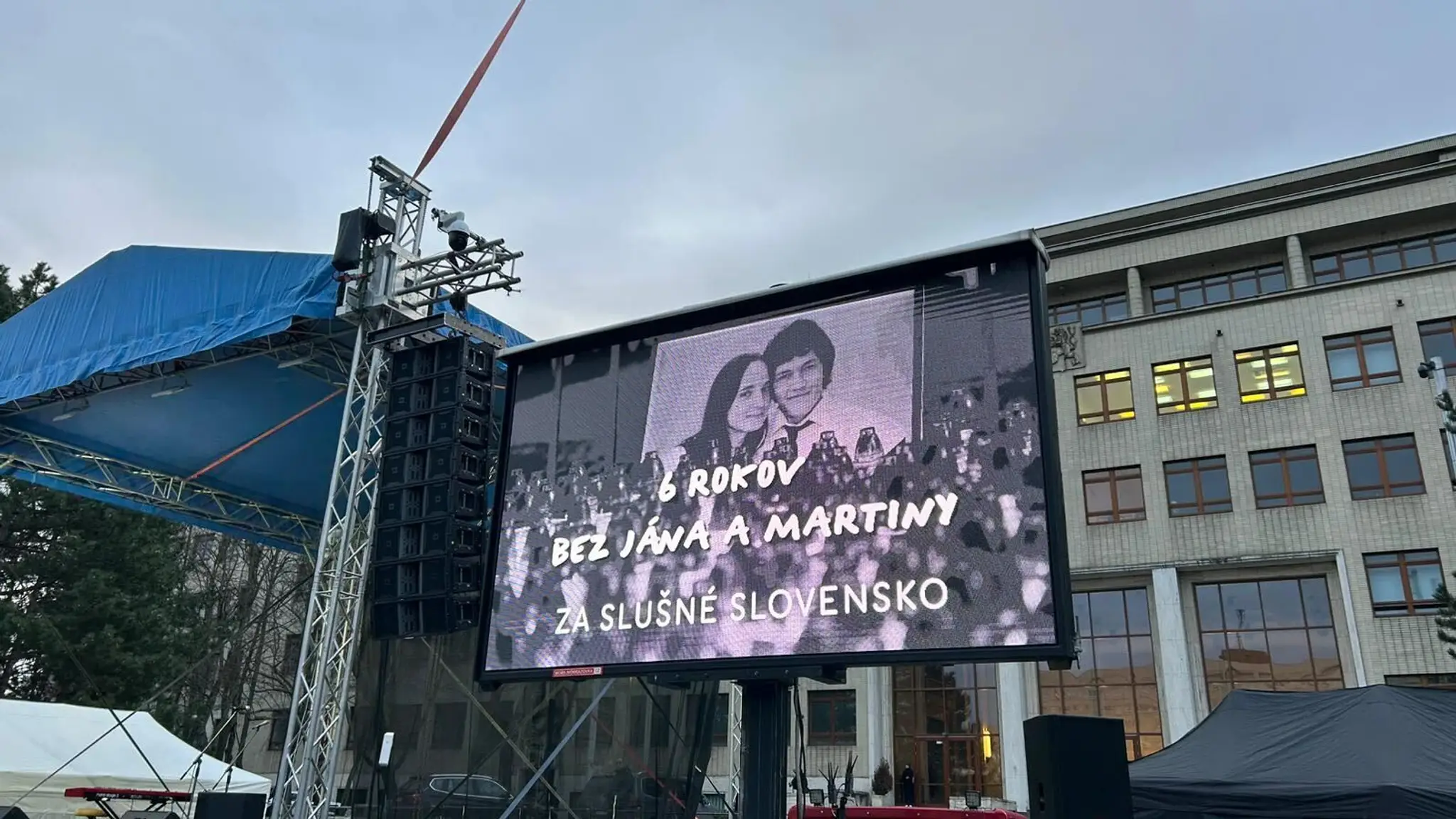 Spomienkové zhromaždenie na Jána a Martinu.