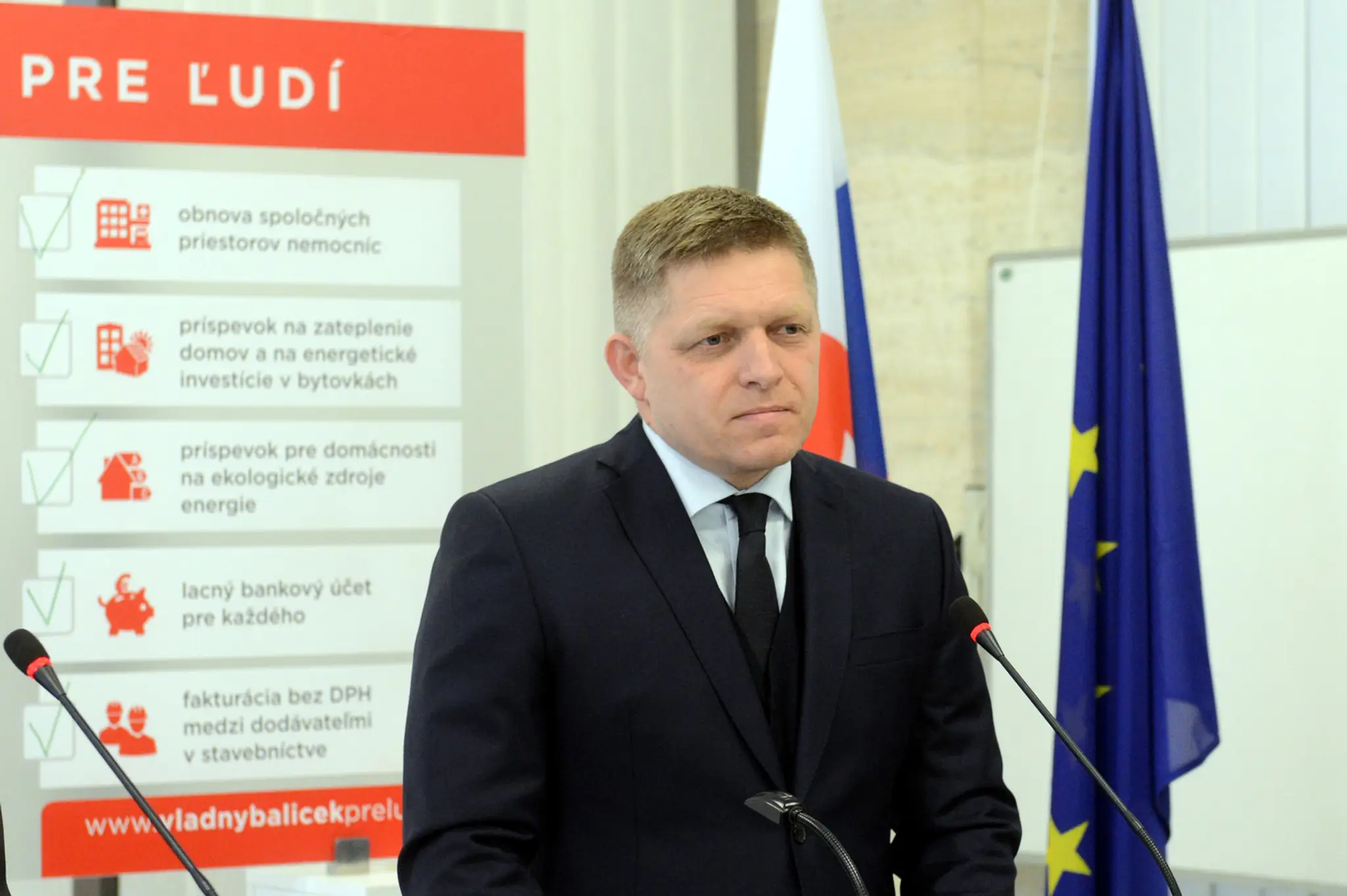 Predseda vlády Robert Fico