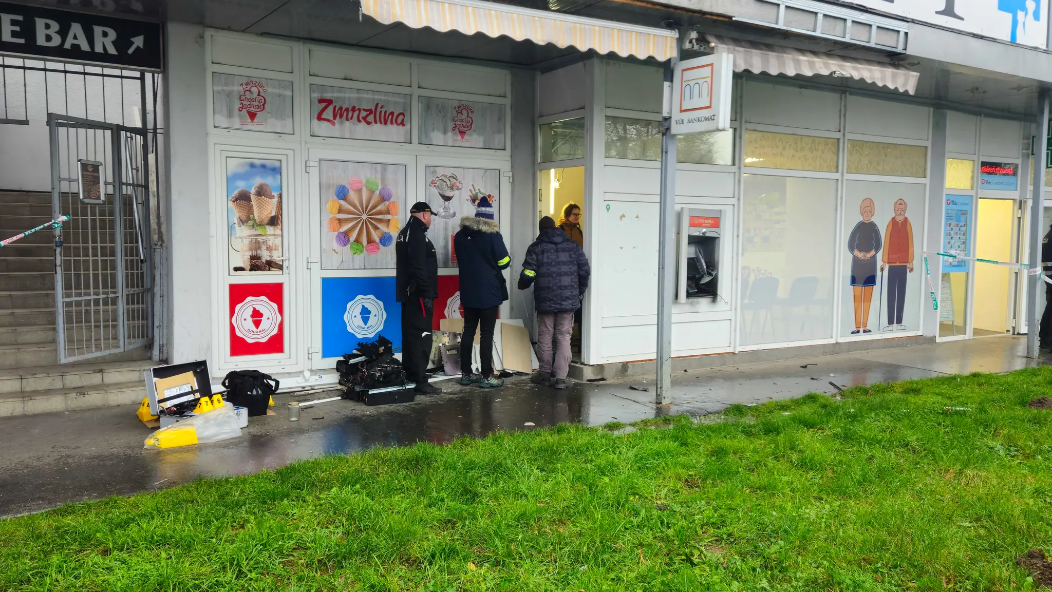 V Košiciach vybuchol bankomat.
