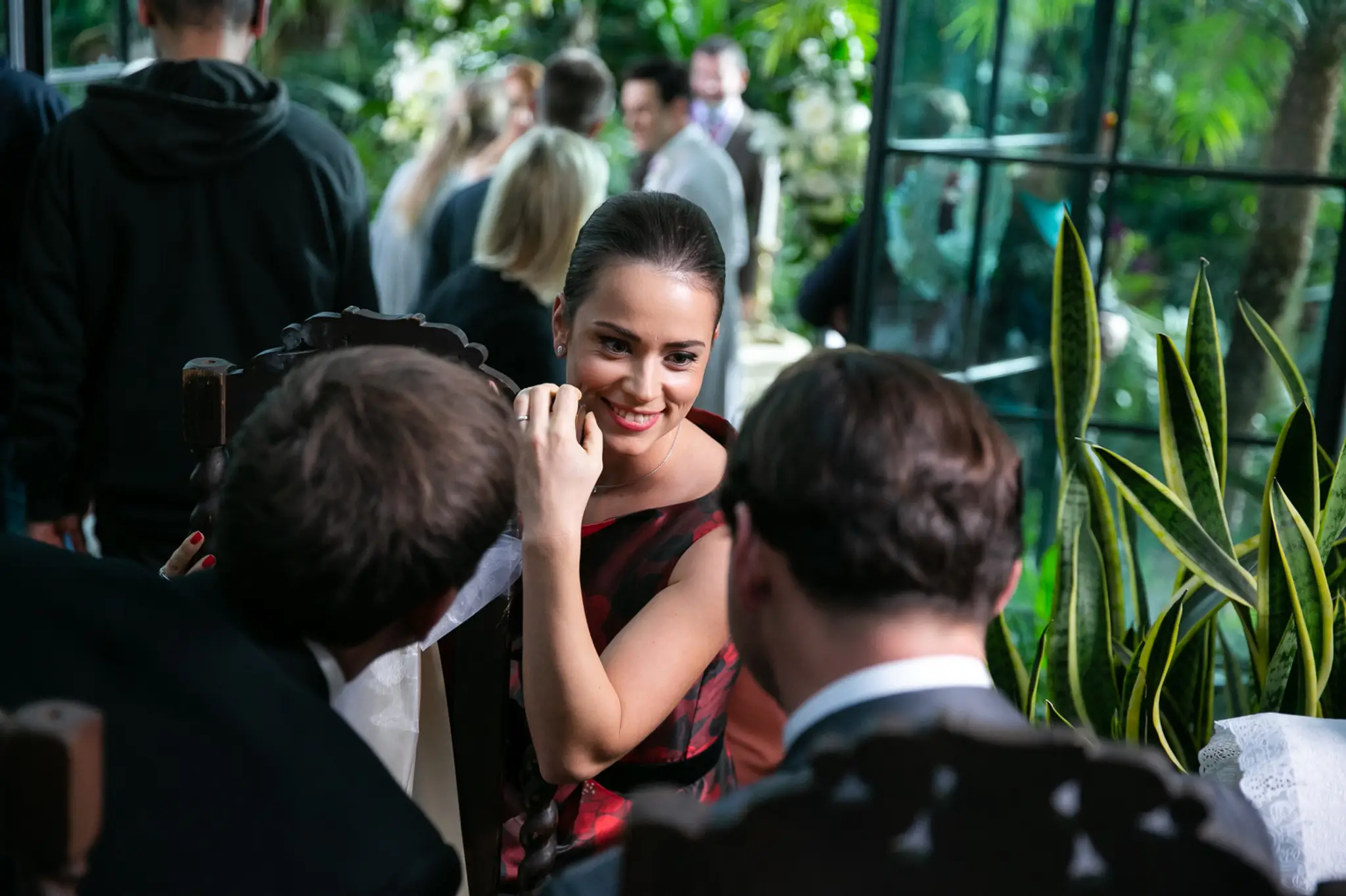 Gabika Marcinková alias Zuzana na svadbe Sandry a Mareka