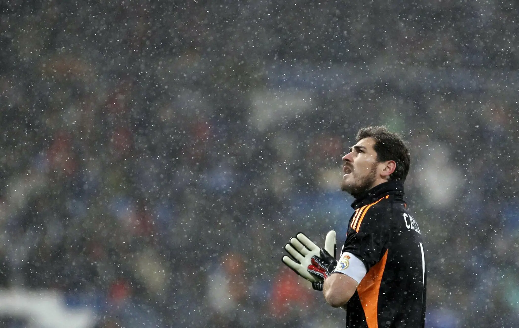 Iker Casillas na archívnej snímke počas pôsobenia v Reale Madrid.